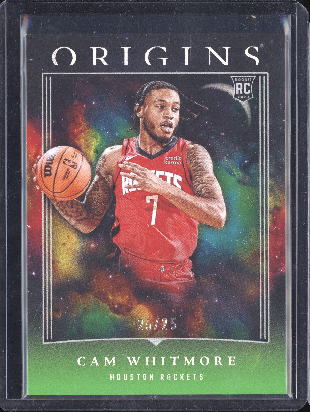 Cam Whitmore 2023-24 Panini Origins 26 Neon Green RC 25/25