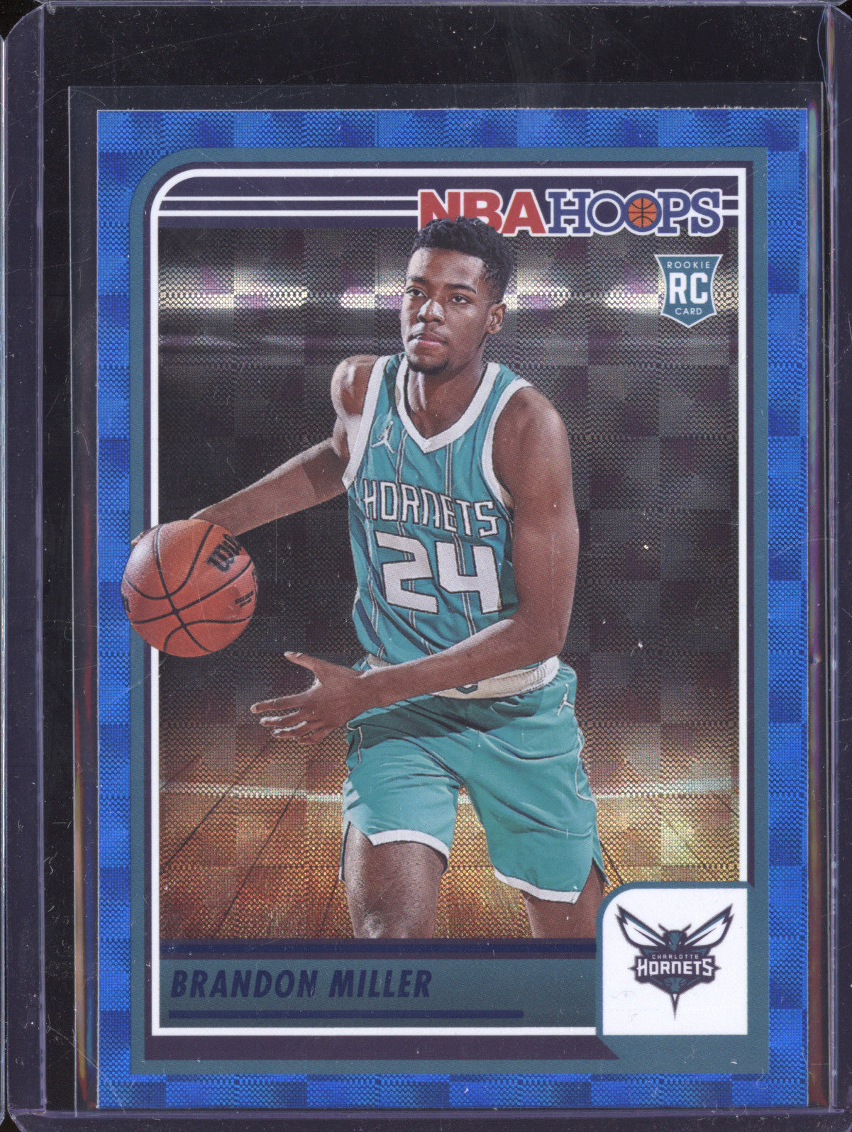 Brandon Miller 2023-24 Panini Hoops 272 Blue Hyper RC