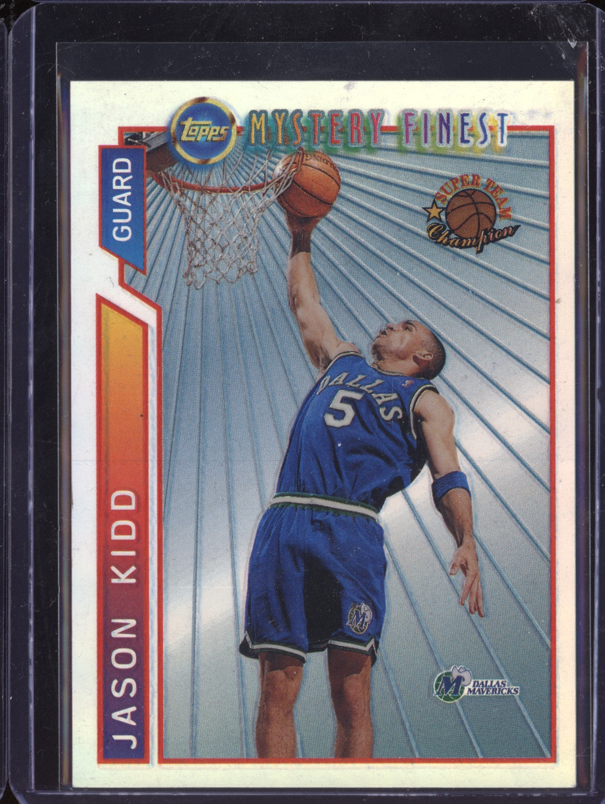 Jason Kidd 1996-97 Topps Mystery Finest M2 Bordered Refractor