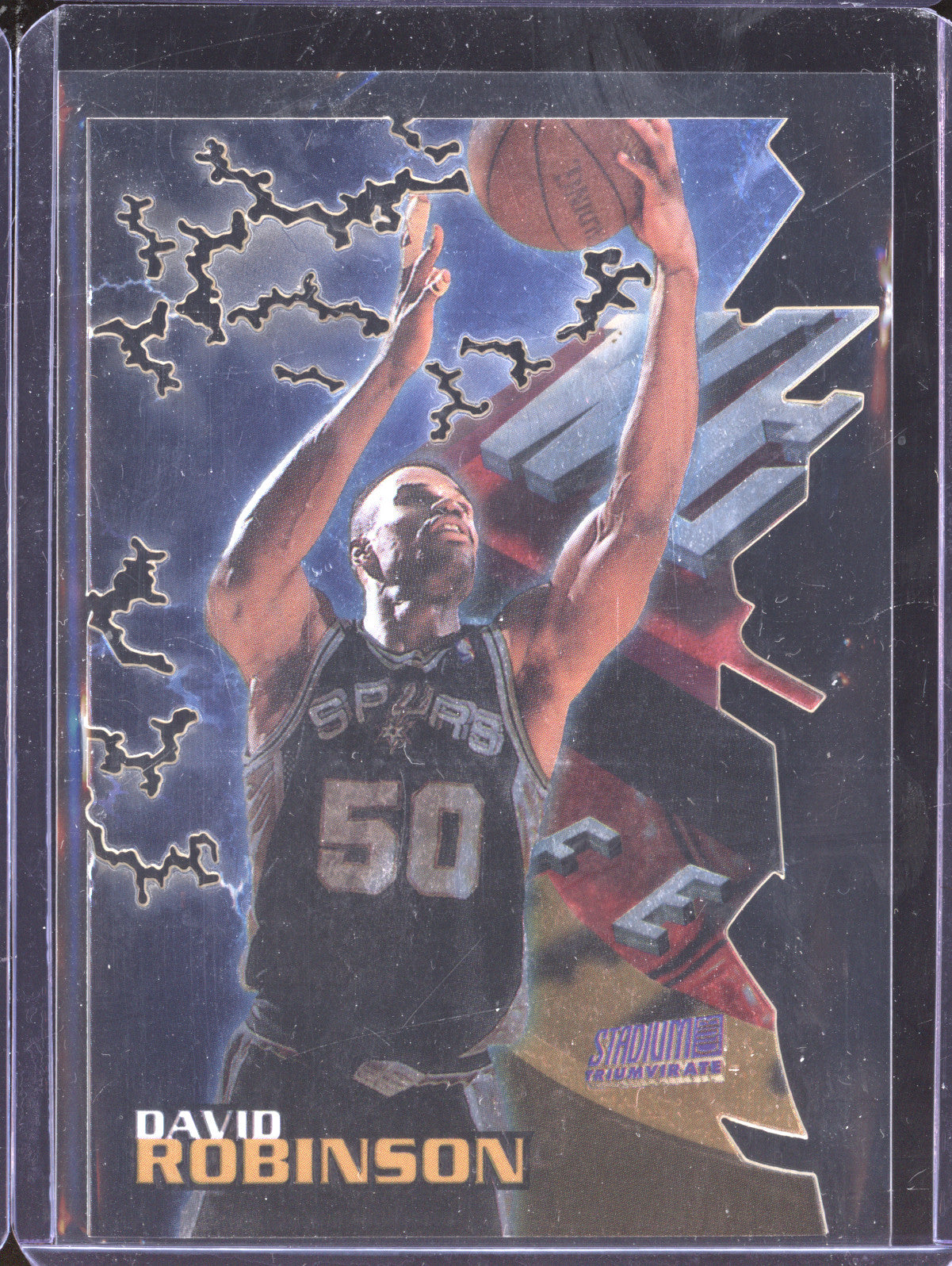 David Robinson 1997-98 Topps Stadium Club Triumvirate T15A
