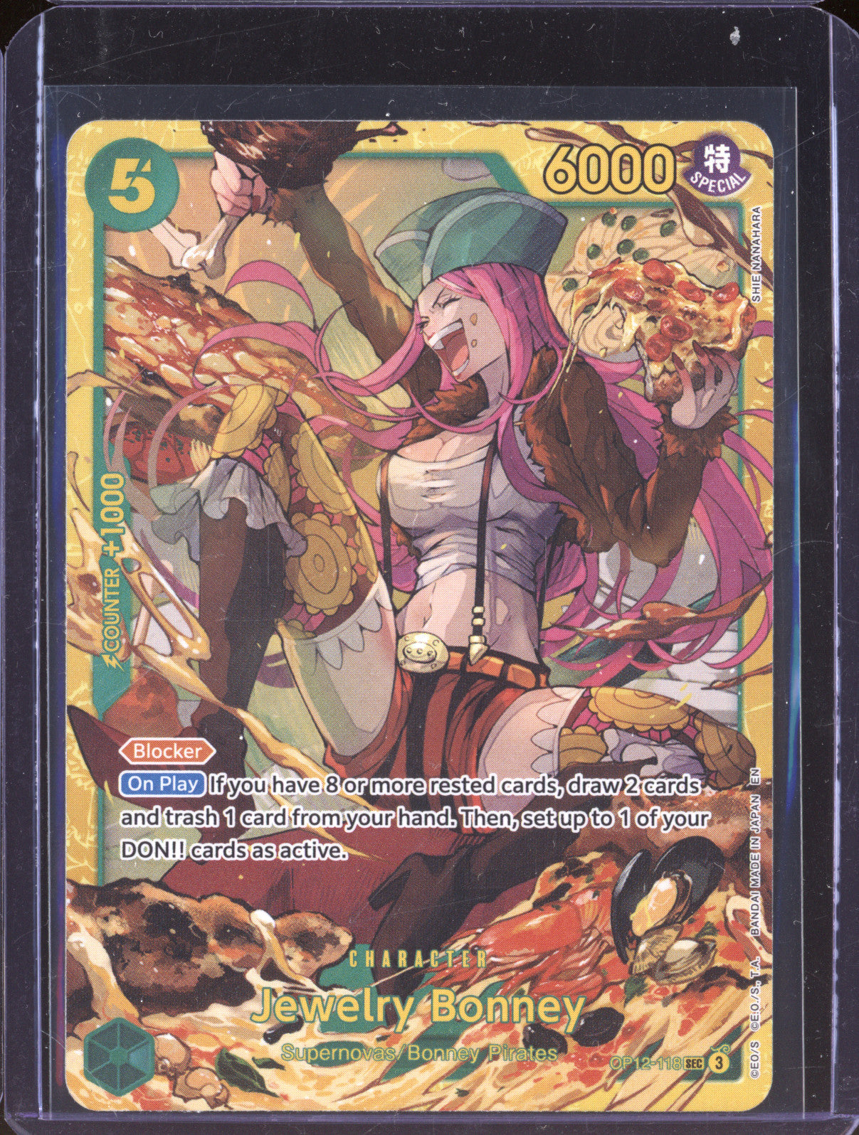 Jewelry Bonney One Piece Legacy of the Master OP12-118 Secret Rare