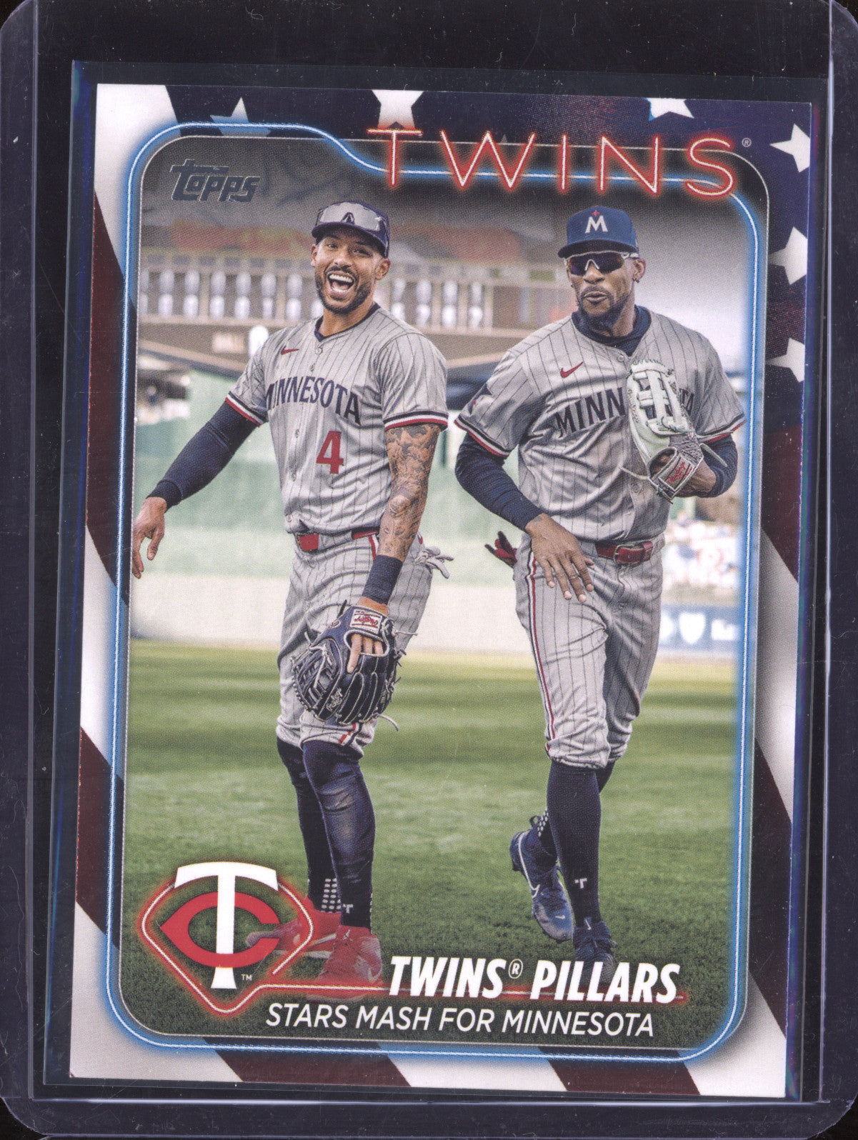 Correa Buxton 2024 Topps Update Series US289 Independence Day 40/76