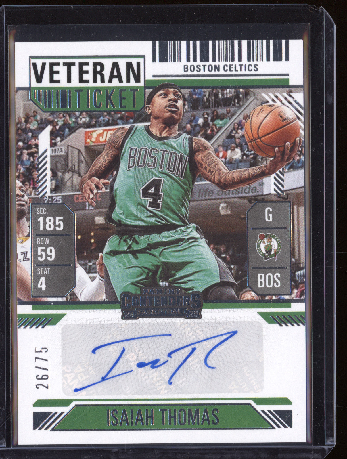 Isaiah Thomas 2024-25 Panini Contenders VST-THM Veteran Ticket Auto 26/75