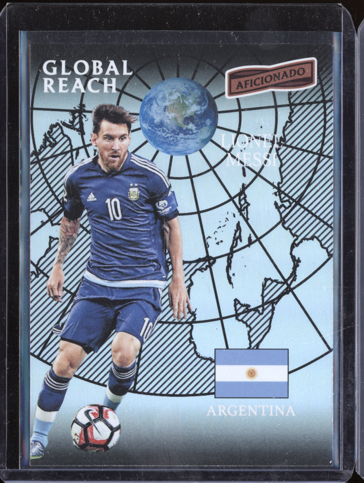 Lionel Messi 2016-17 Panini Aficionado 153 Global Reach