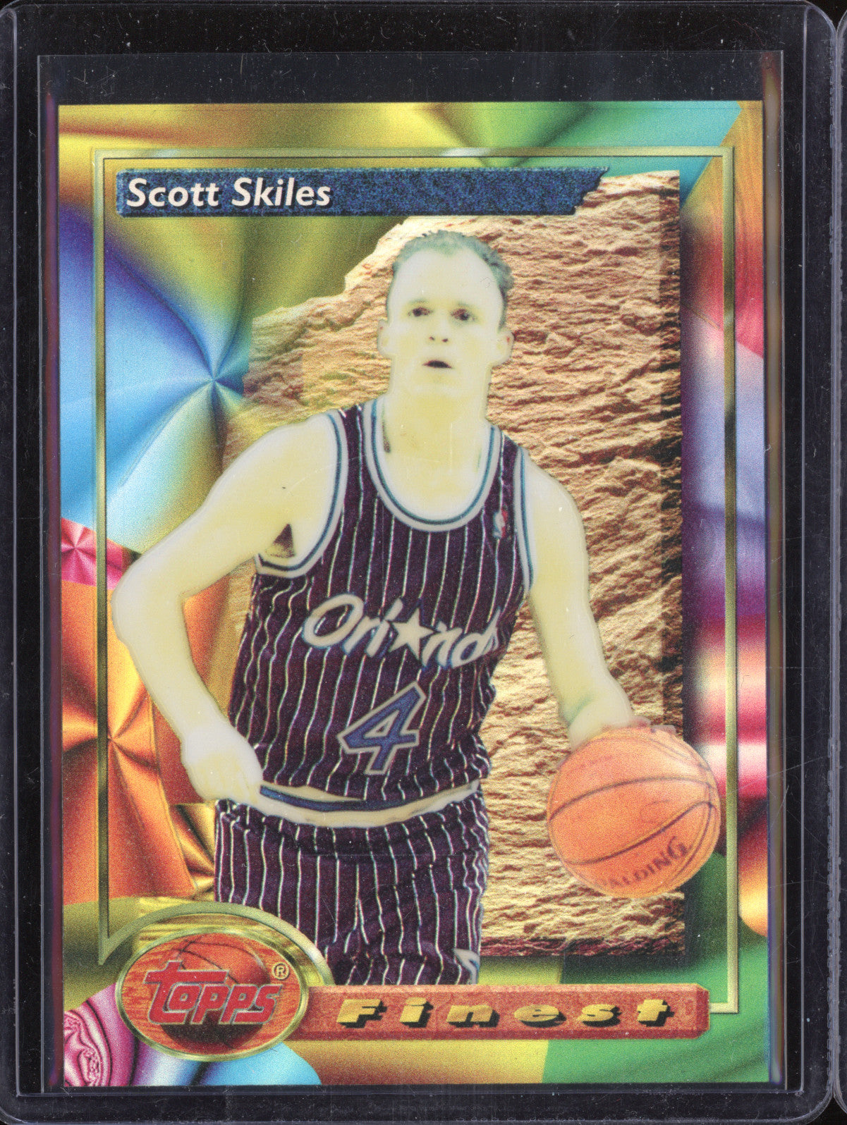 Scott Skiles 1993-94 Topps Finest 58 Refractor