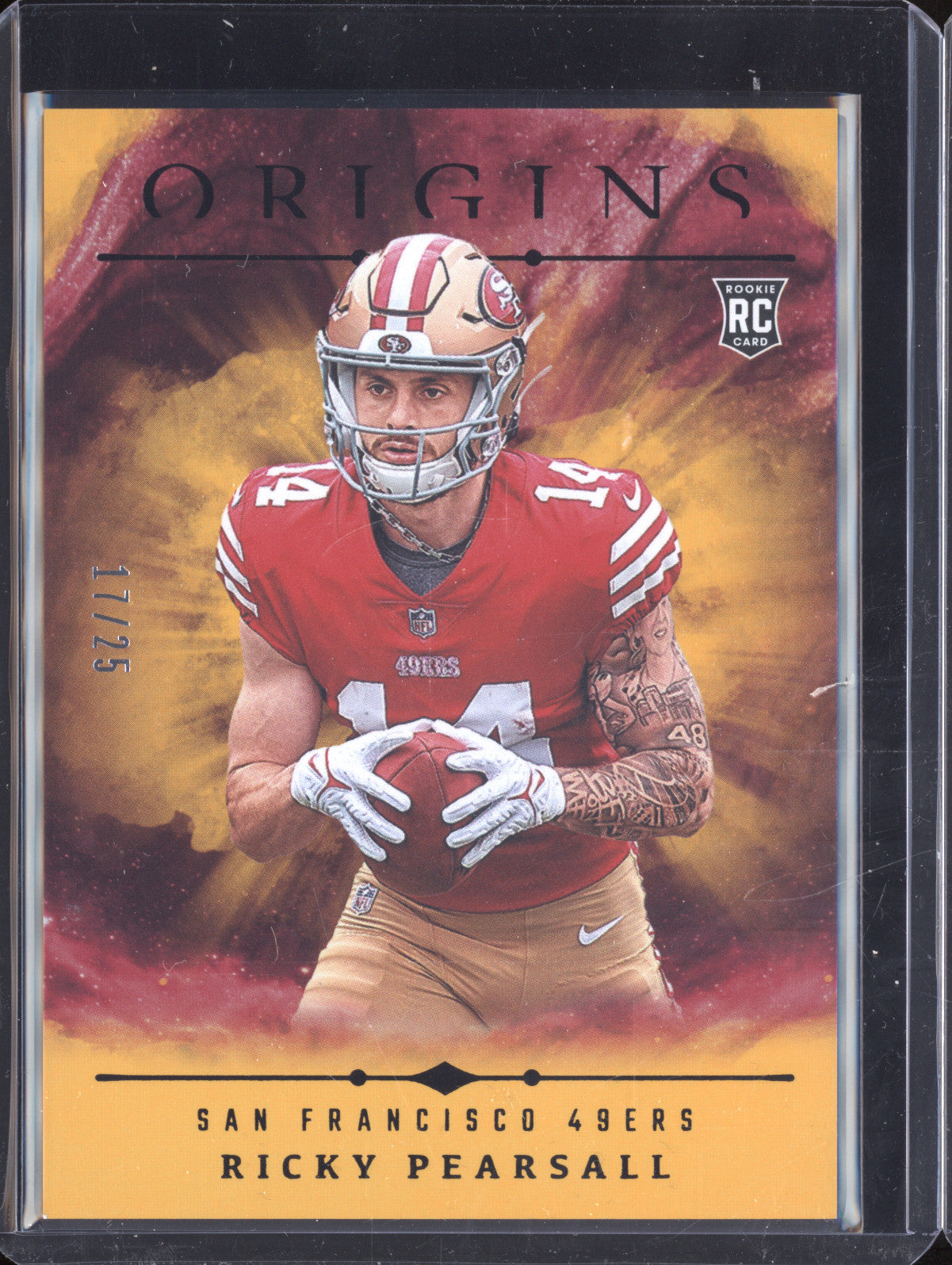 Ricky Pearsall 2024 Panini Origins 133 Holo Gold RC 17/25