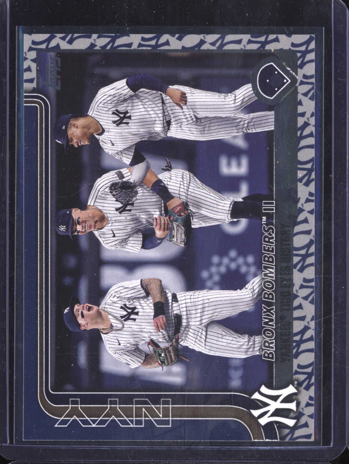 Bronx Bombers 2024 Topps Series 1 184 Team Color Logo