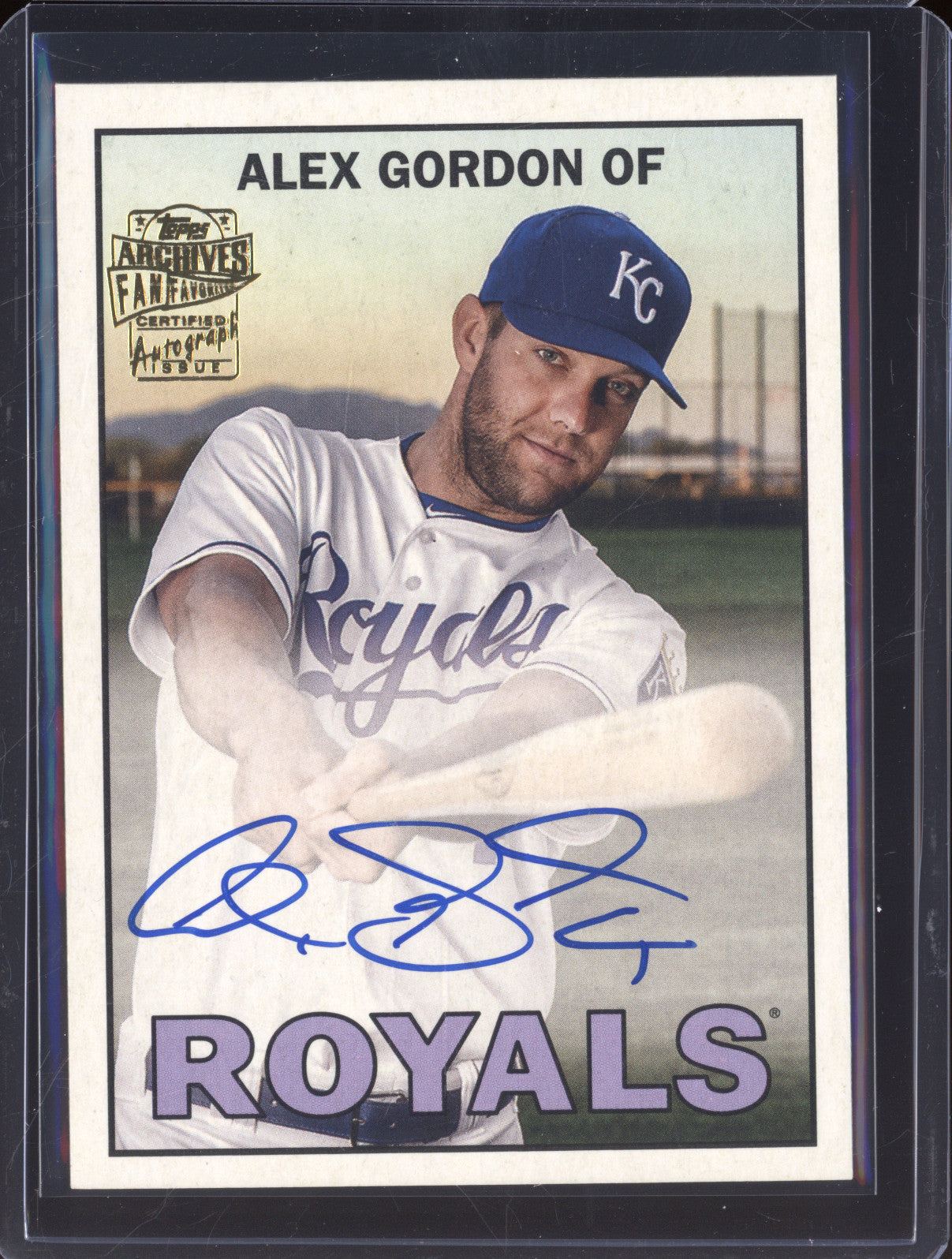 Alex Gordon 2025 Topps Archives 67FFA-AG 1967 Fan Favorites Autographs