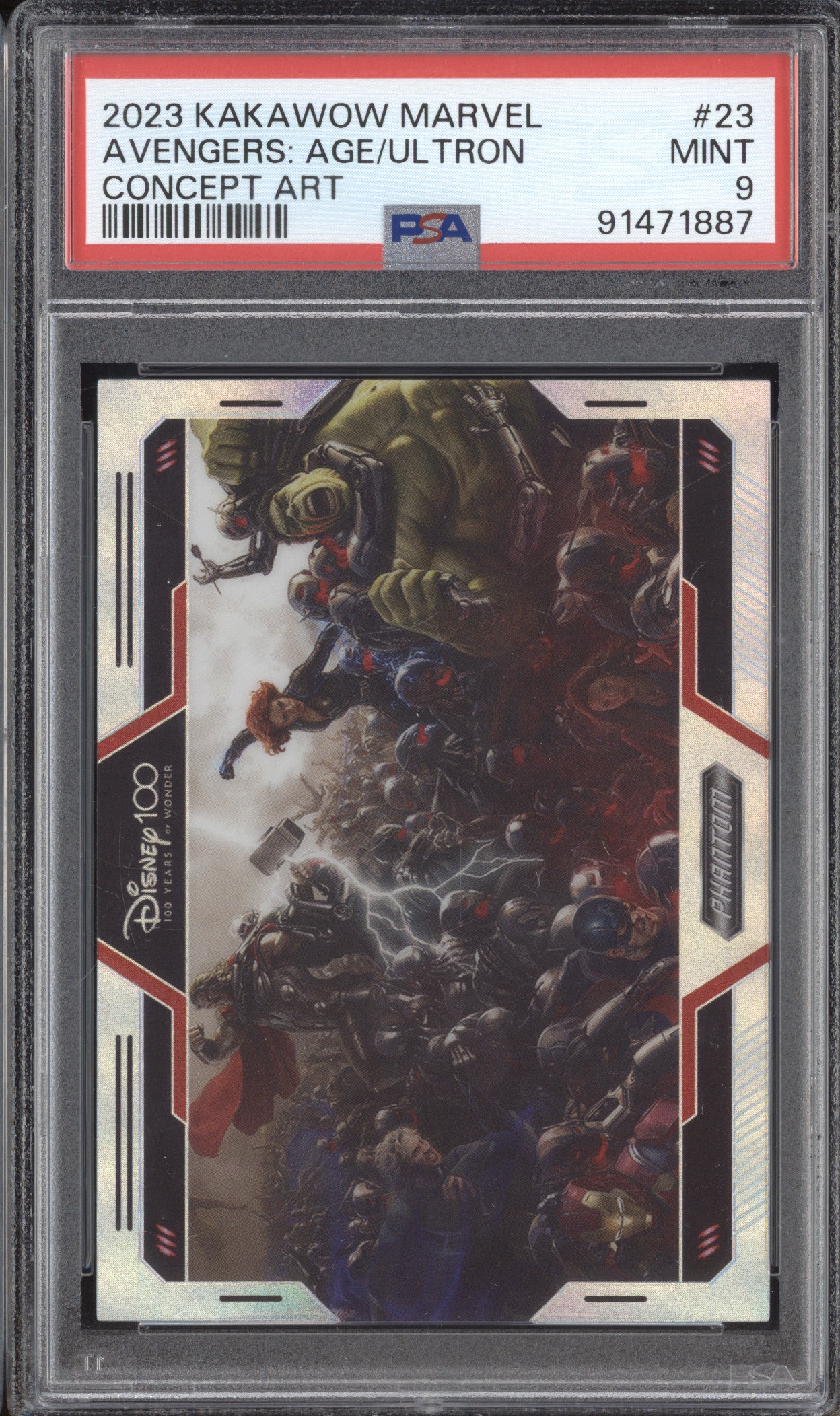 Avengers: Age of Ultron 2023 Kakawow Disney 100 Marvel PM-CA-23 Concept Art 25/125