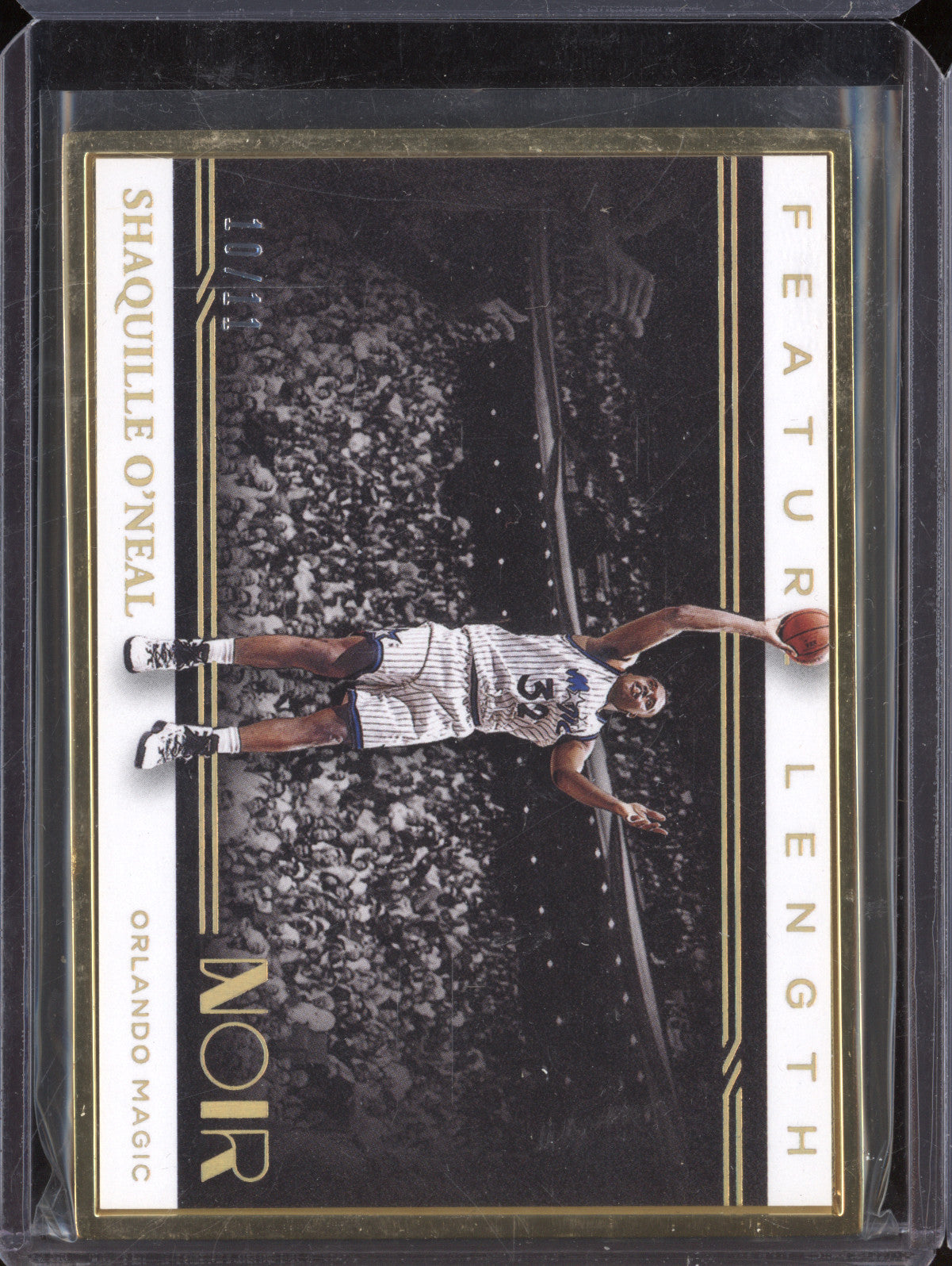 Shaquille O'Neal 2020-21 Panini Noir 254 Feature Length FOTL 10/11