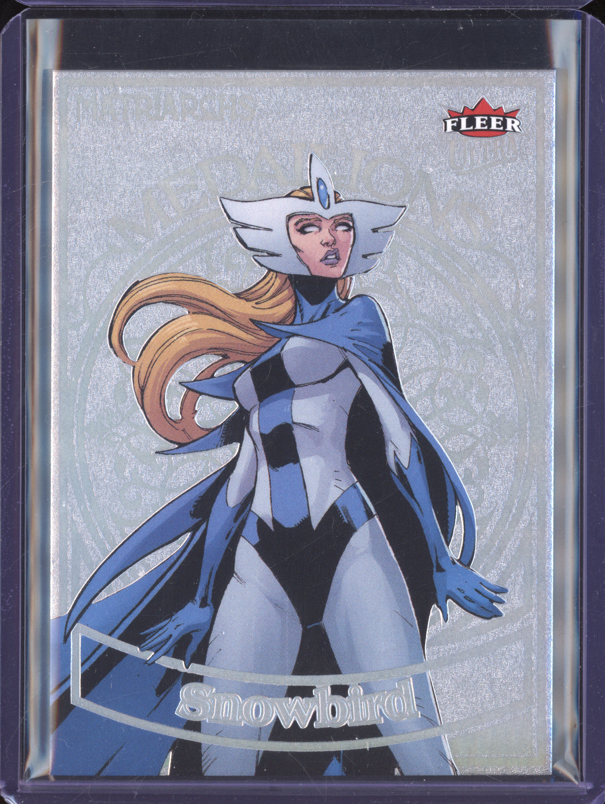 Snowbird 2024 Fleer Matriarchs of Marvel M-24 Medallions Platinum 7/100