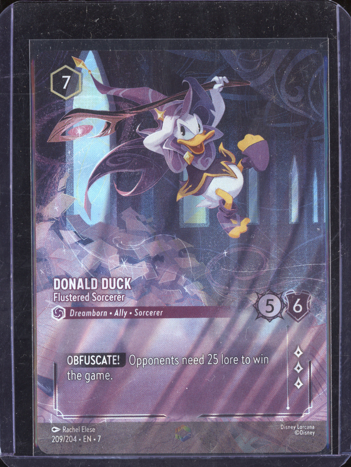 Donald Duck 2025 Lorcana Archazia's Island 209/204 Enchanted