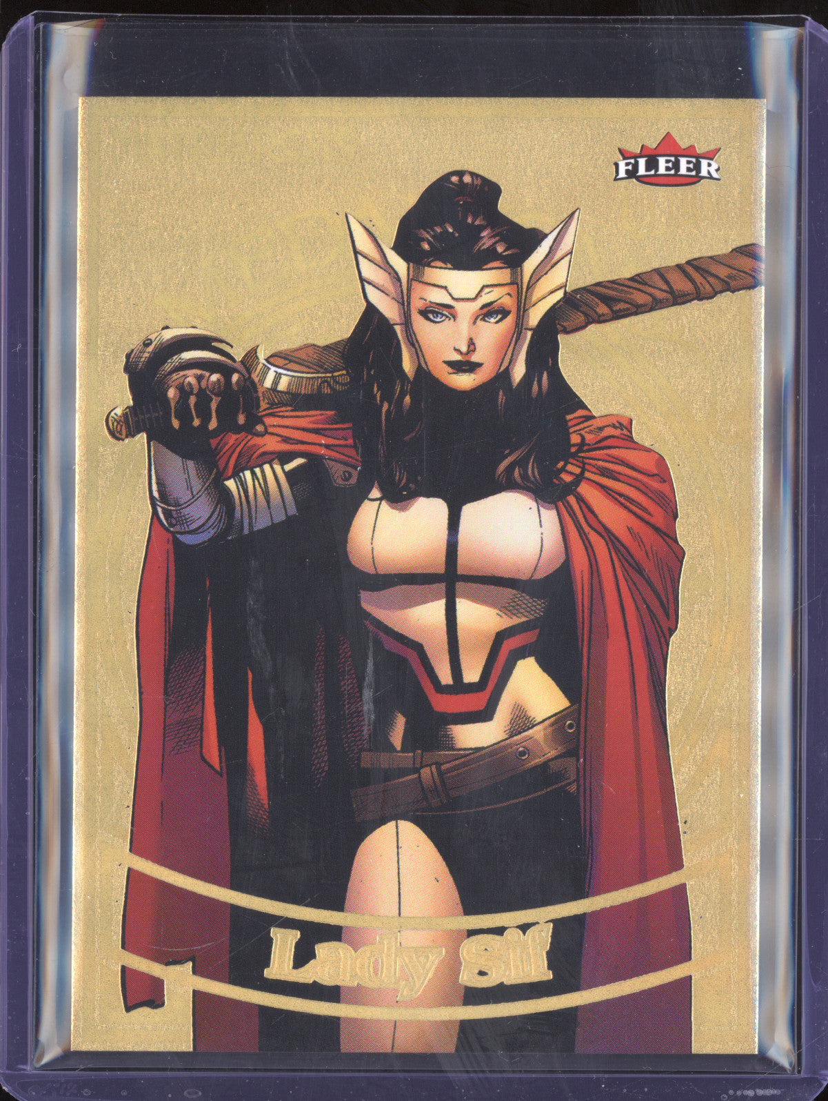 Lady Sif 2024 Fleer Matriarchs of Marvel M-37 Medallions Gold 25/200