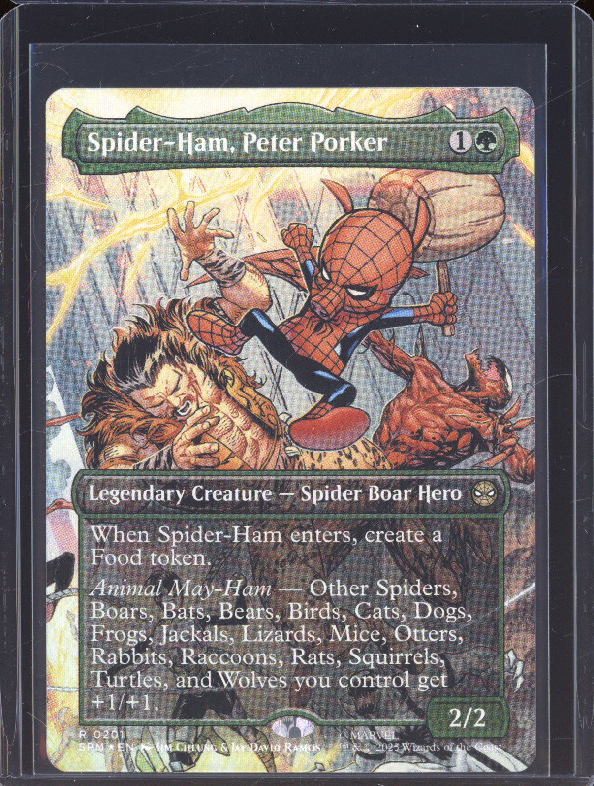 2025 Magic The Gathering Marvel Spider-Man 201 Spider-Ham, Porker Borderless