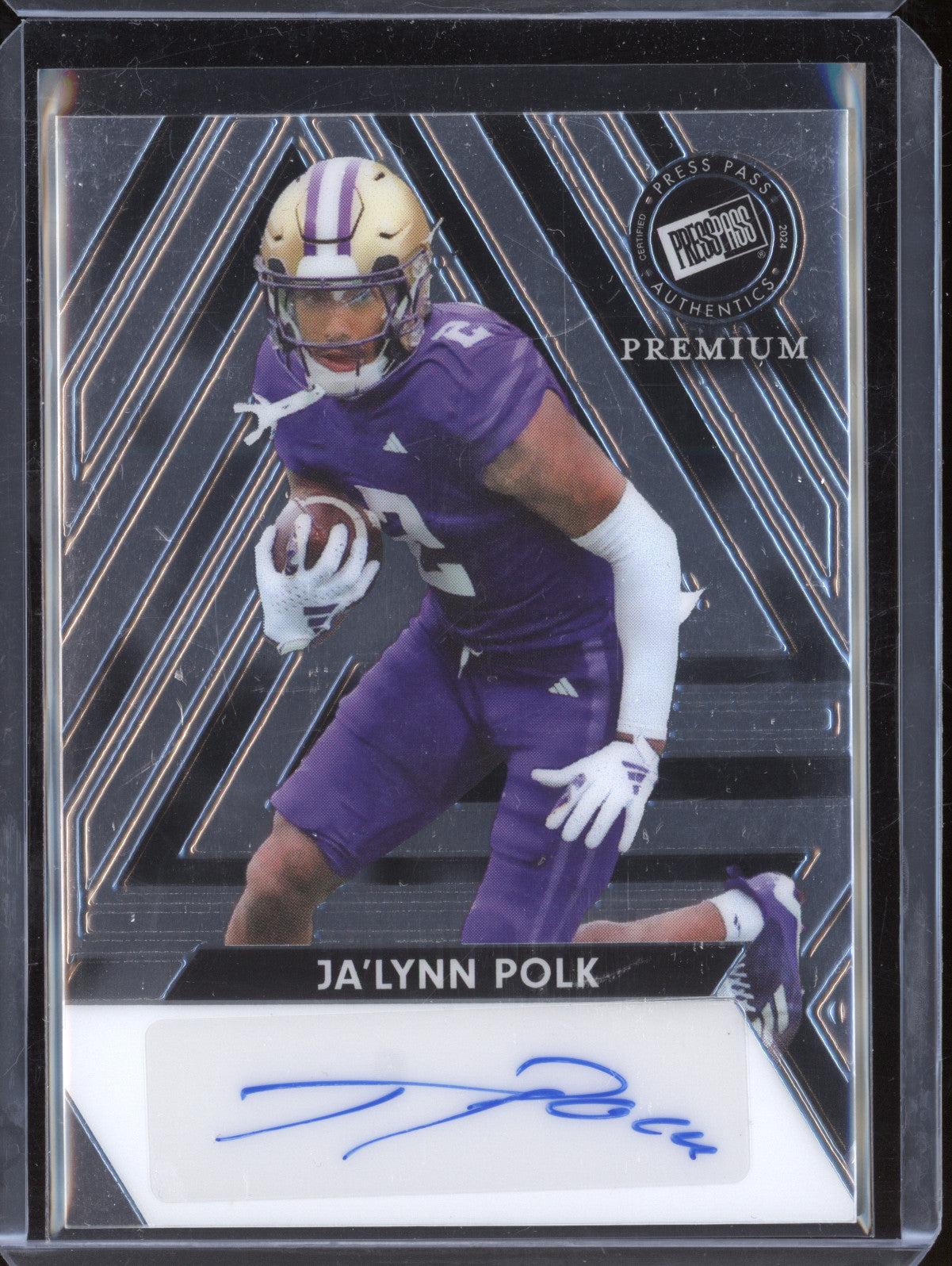 Ja'Lynn Polk 2024 Leaf Press Pass Premium BA-JP1 Autograph Brite Brite 5/99