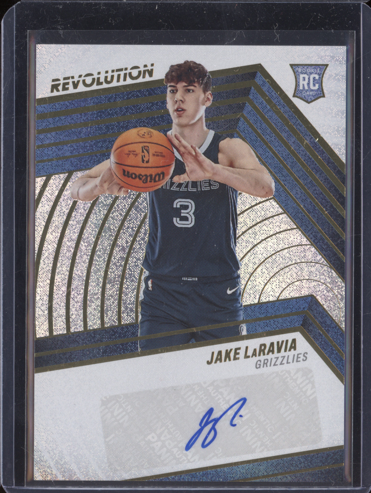 Jake LaRavia 2022-23 Panini Revolution RA-JLR Rookie Auto RC