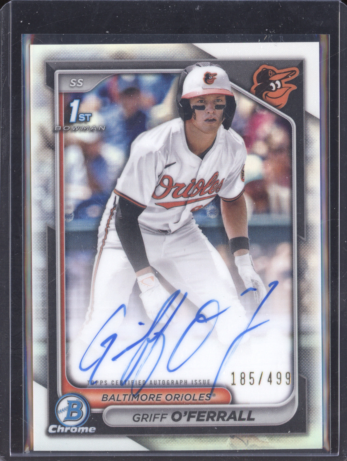 Griff O'Ferrall 2024 Bowman Draft CPA-GO 1st Prospect Auto Refractor RC 185/499