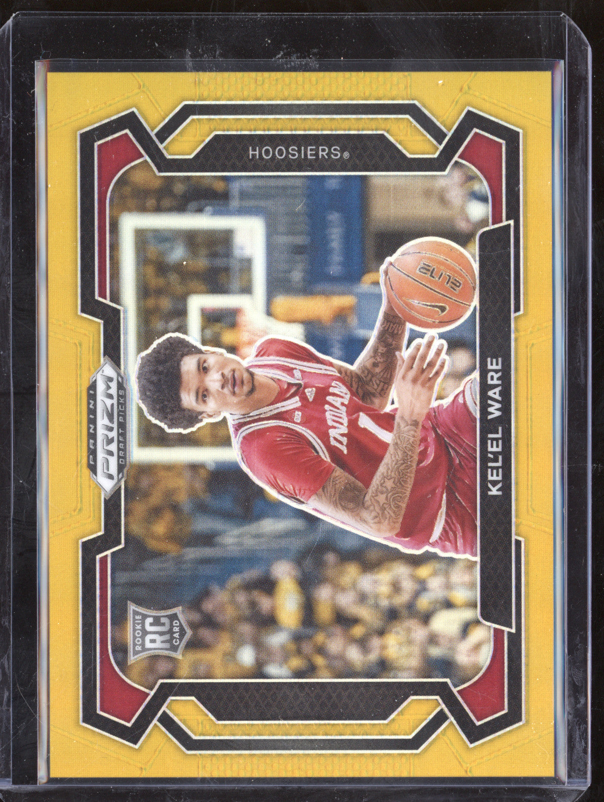 Kel'el Ware 2024 Panini Prizm Draft Picks 24 Gold Variation RC 8/10