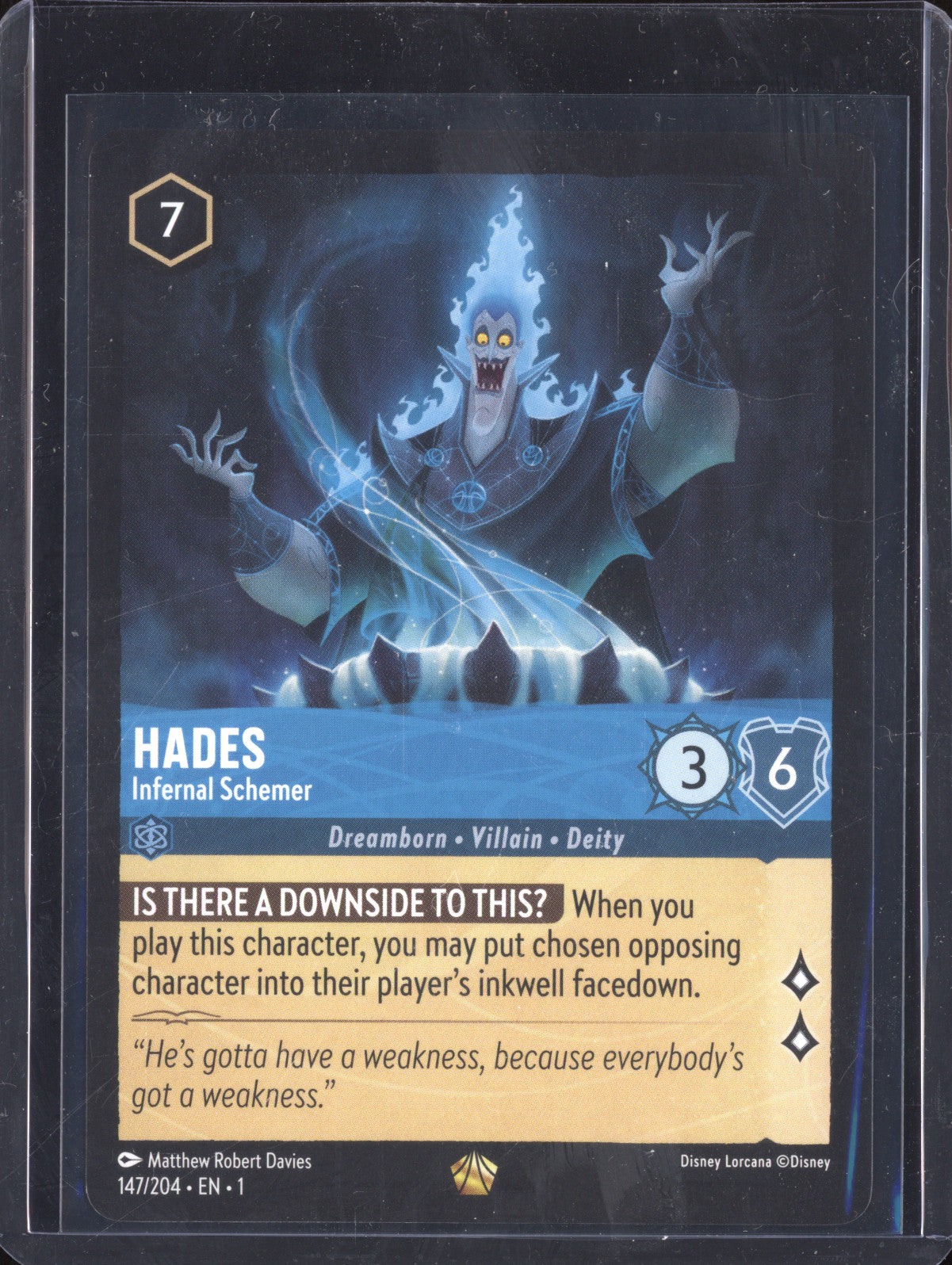 Hades 2023 Lorcana The First Chapter 147/204 Legendary