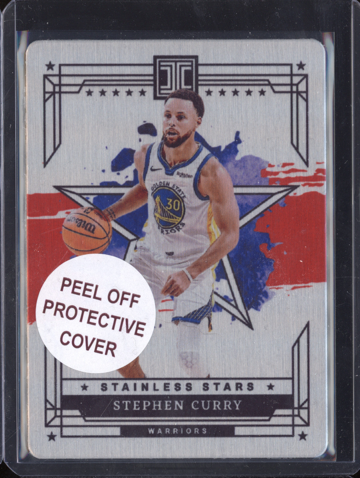 Stephen Curry 2023-24 Panini Impeccable 6 Stainless Stars International Red