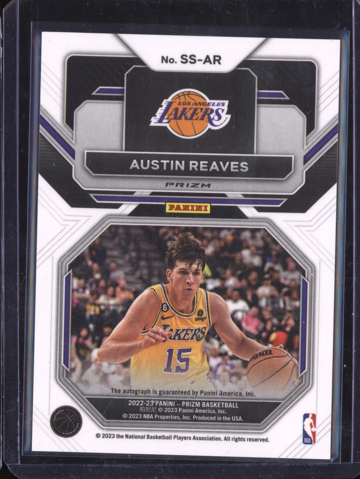 Austin Reaves 2022-23 Panini Prizm SS-AR Sensational Signatures Red Choice