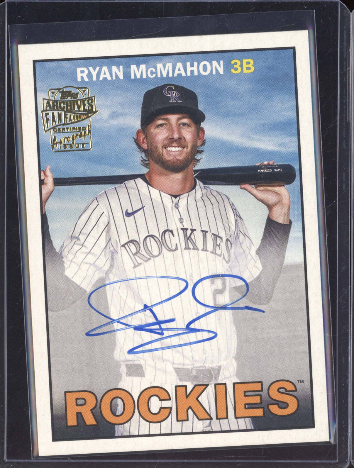 Ryan McMahon 2025 Topps Archives 67FFA-RM Fan Favorites Auto