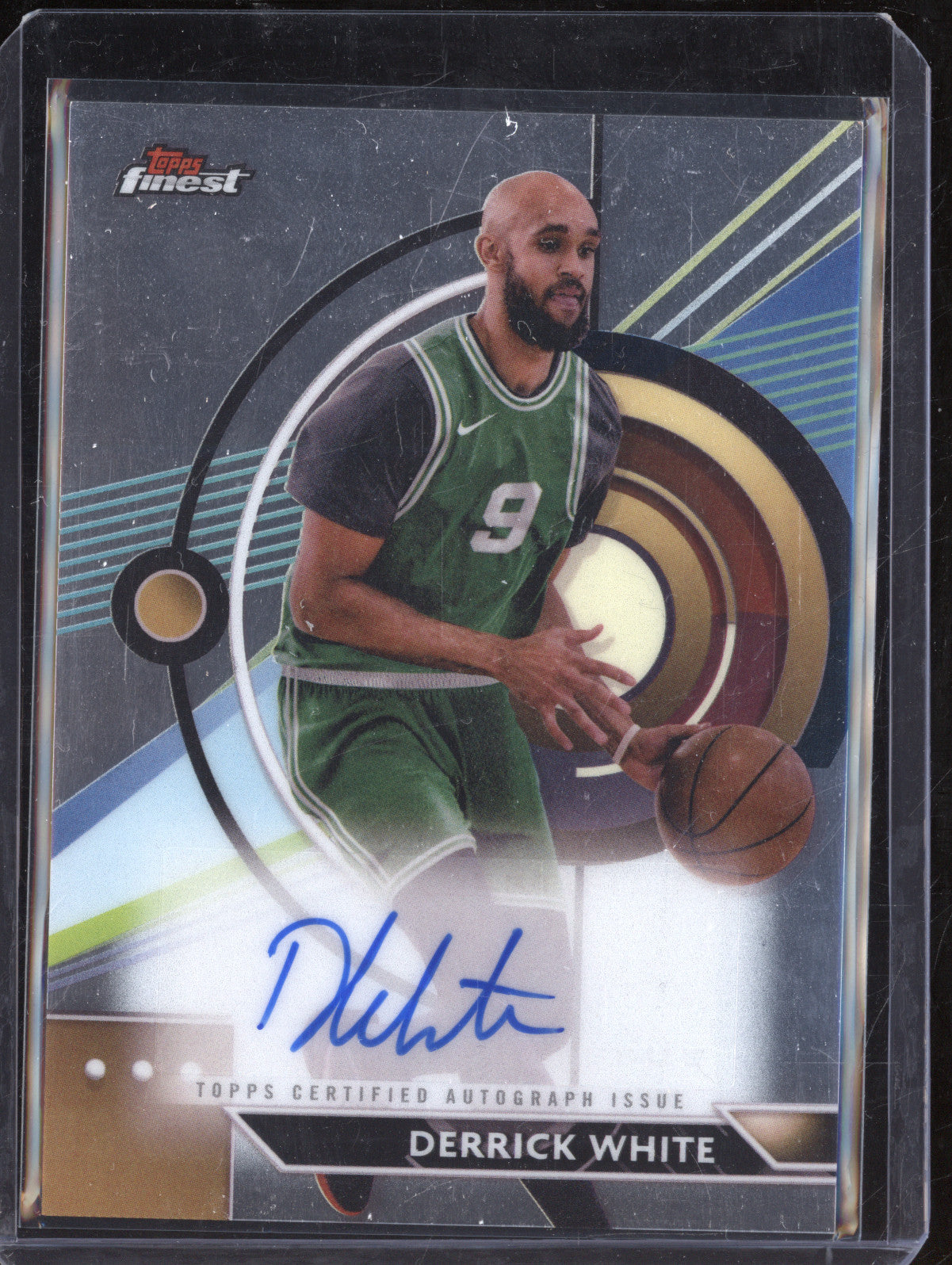 Derrick White 2023-24 Topps Finest FA-DW Finest Auto