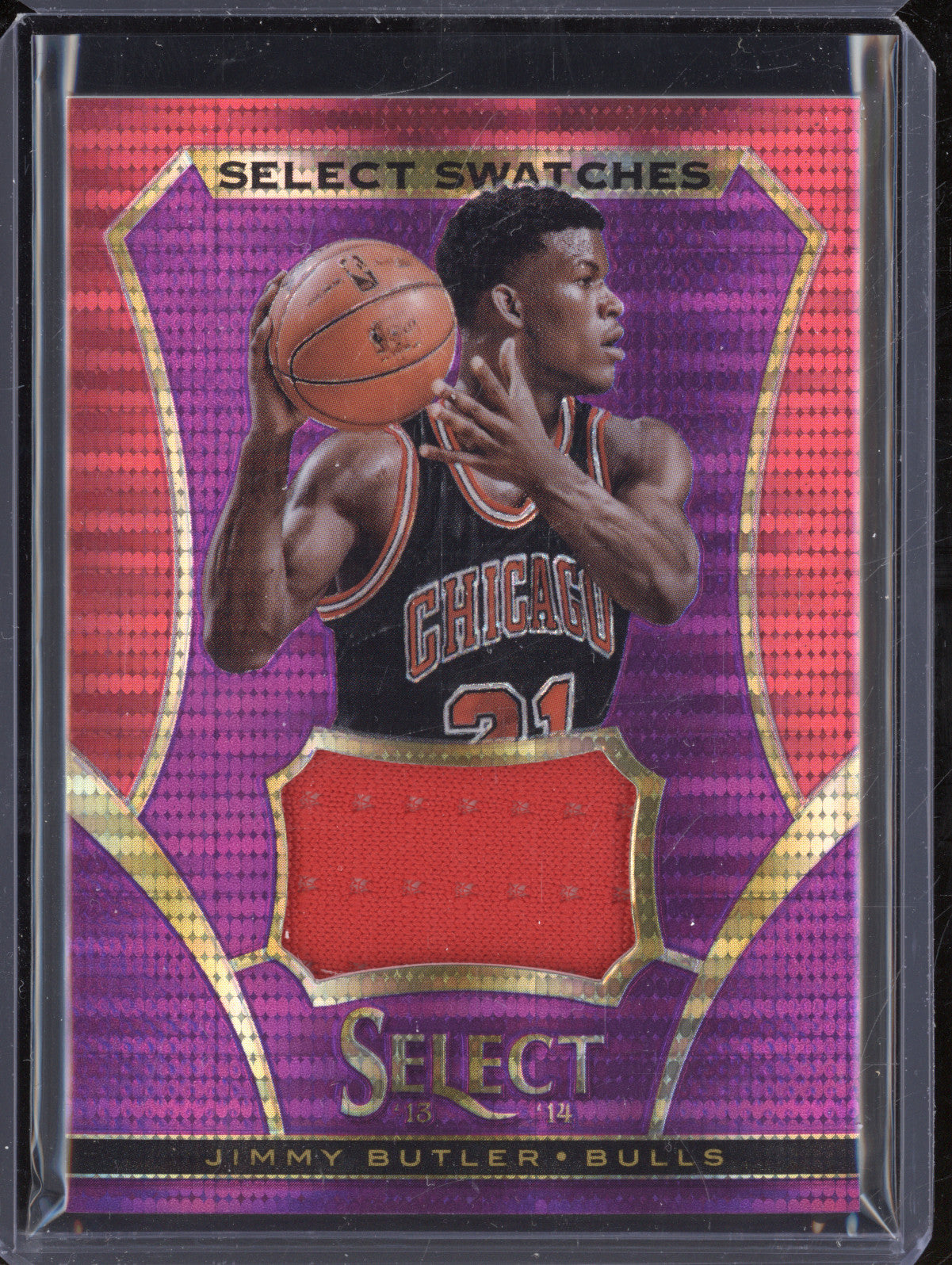 Jimmy Butler 2013-14 Panini Select 19 Select Swatches Purple 27/99