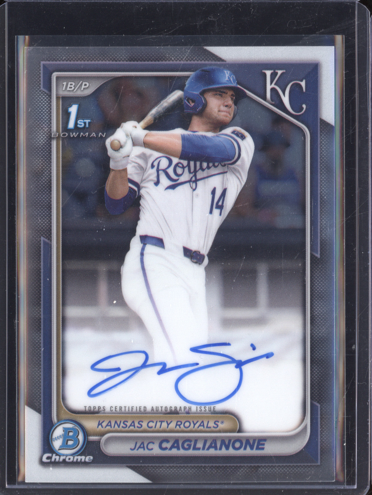 Jac Caglianone 2024 Bowman Draft CPA-JC 2nd Prospect Auto RC