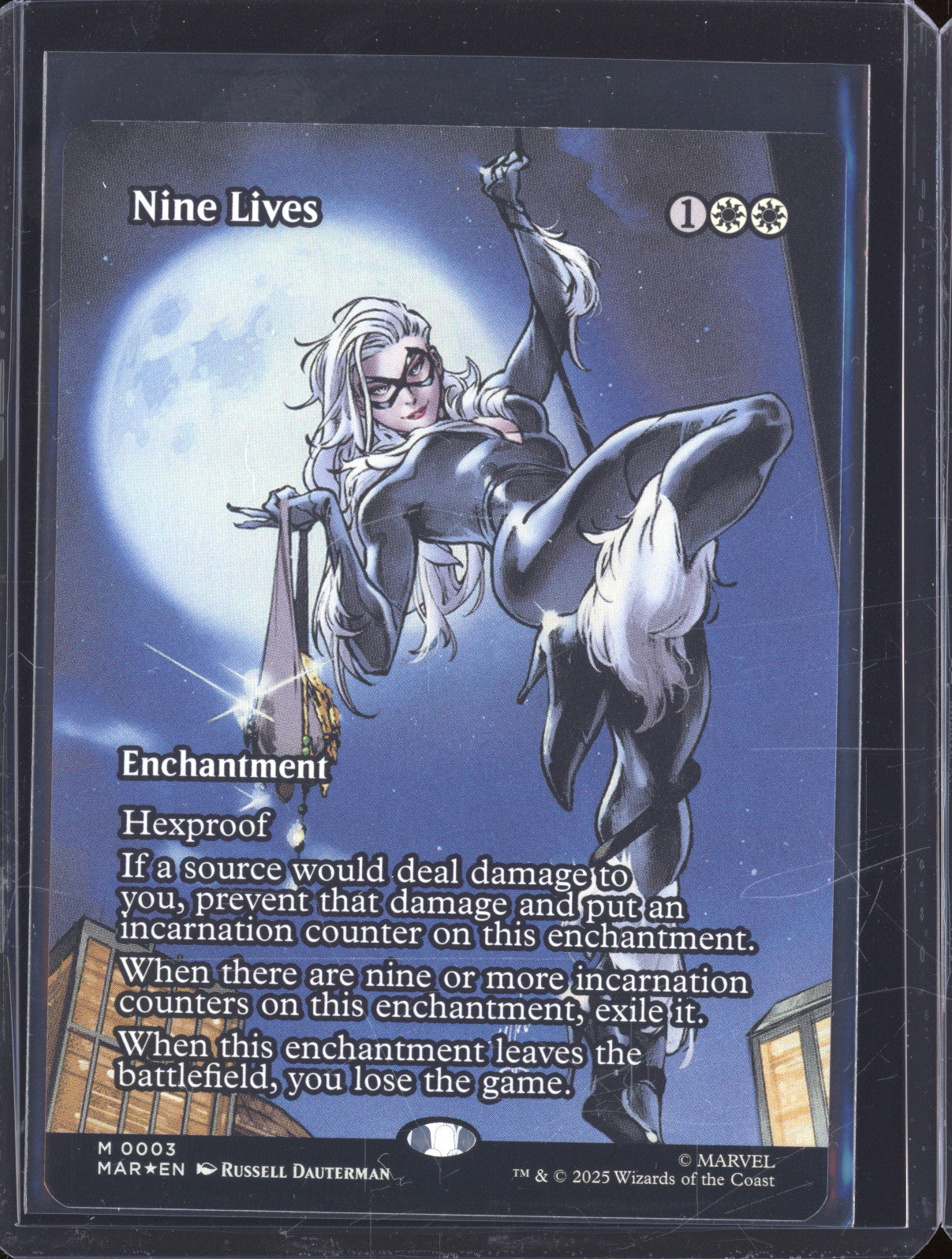 2025 Magic The Gathering Marvel Universe Spider-Man 3 Nine Lives Foil Borderless