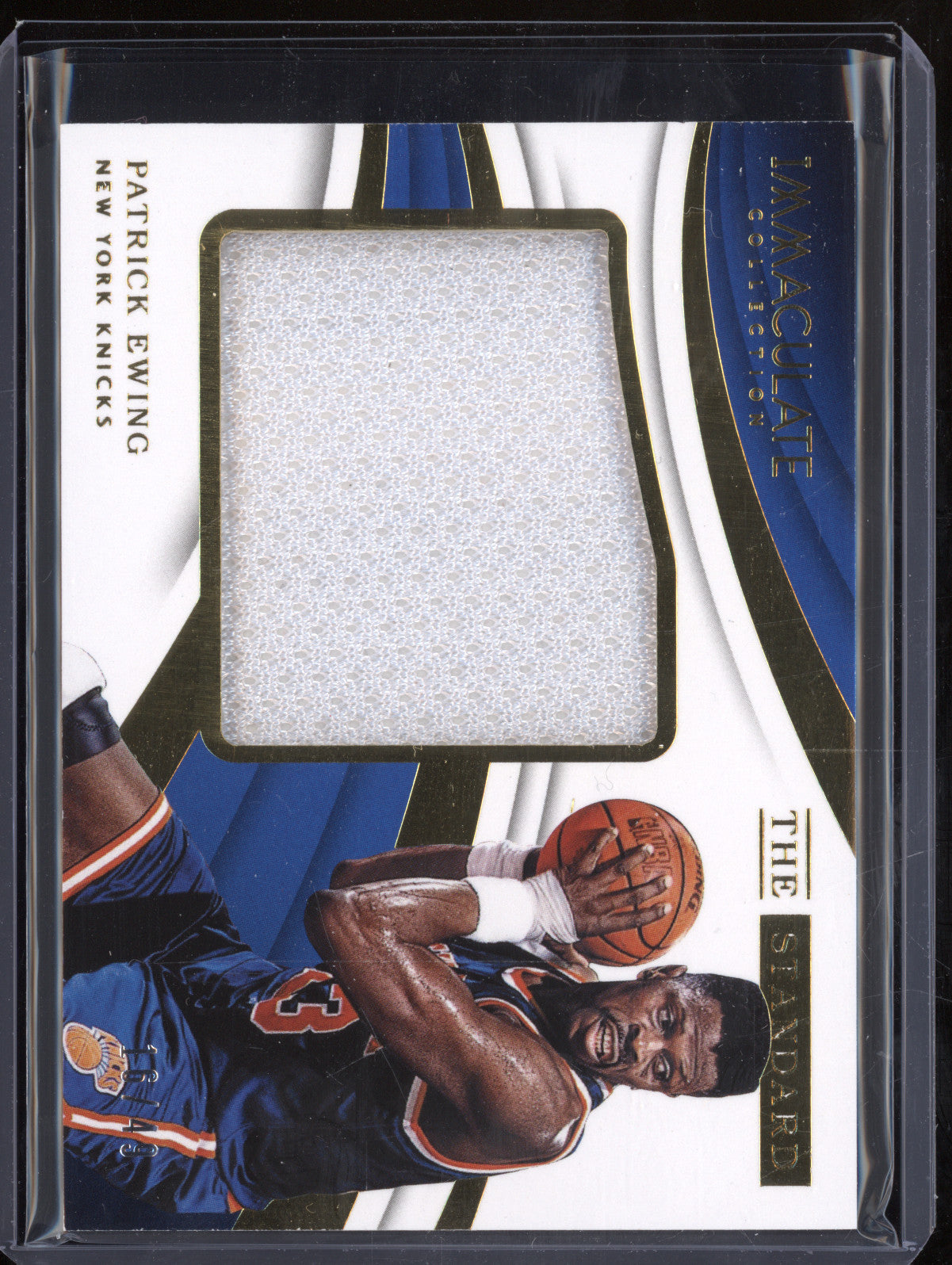 Patrick Ewing 2017-18 Panini Immaculate ST-17 The Standard Patch 16/49