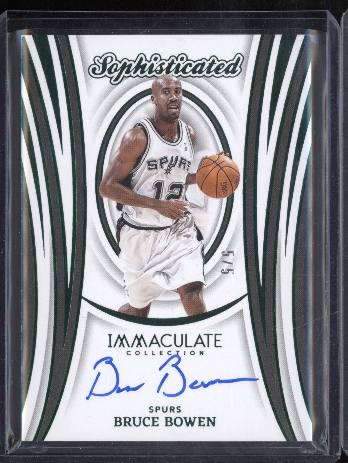 Bruce Brown 2023-24 Panini Immaculate SSS-BBS Sophisticated Auto Green 5/5