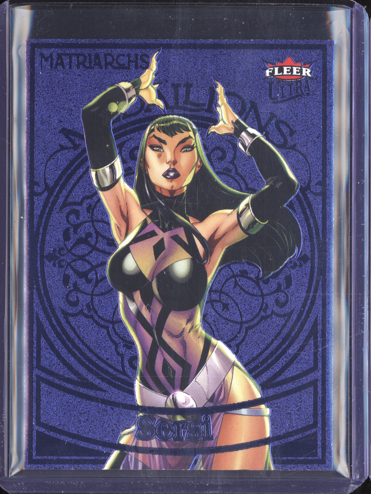 Sersi 2024 Fleer Matriarchs of Marvel M-42 Medallions Amethyst 7/35