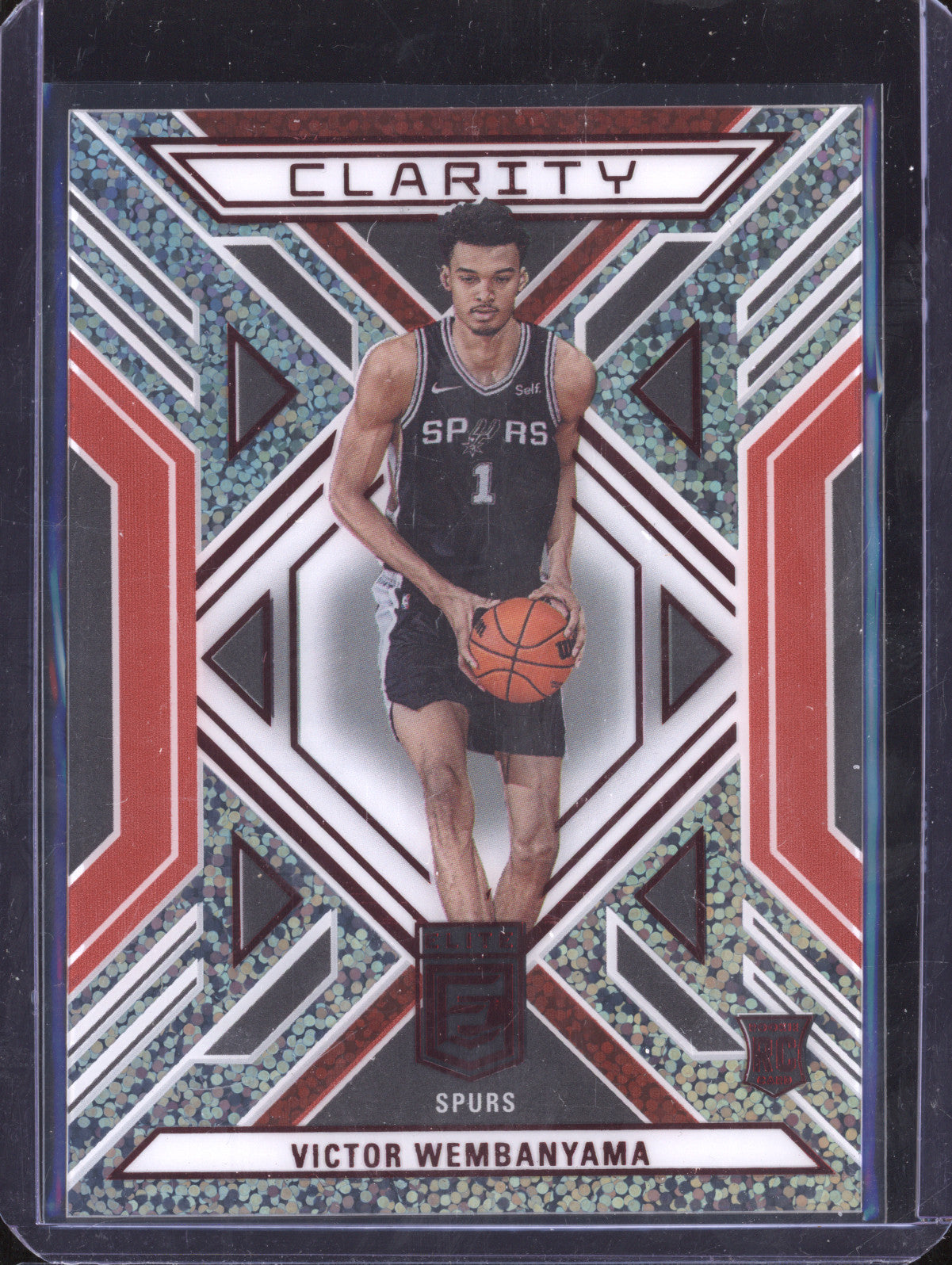 Victor Wembanyama 2023-24 Panini Donruss Elite 20 Clarity International Red RC