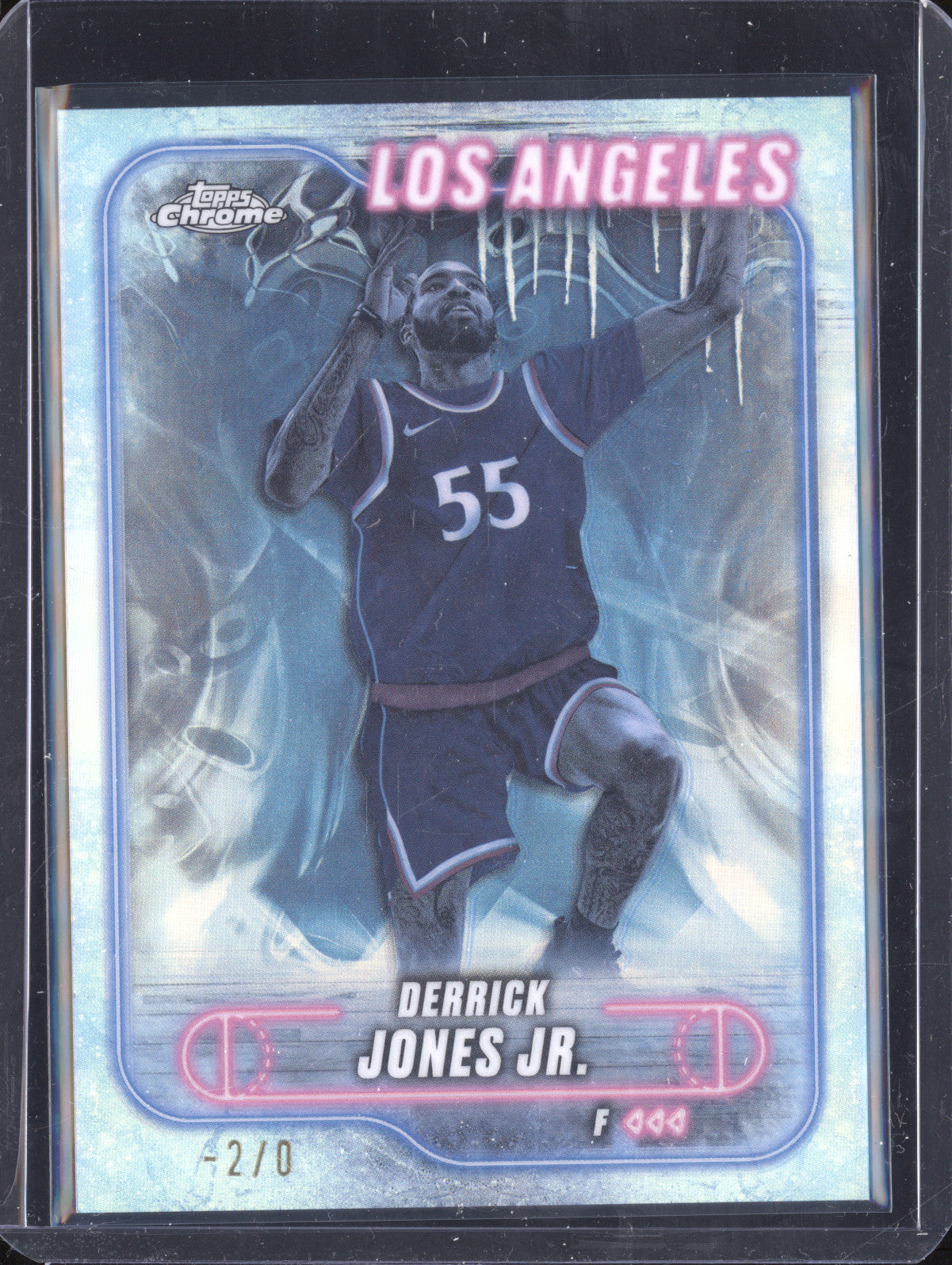 Derrick Jones Jr 2024-25 Topps Chrome 177 Frozenfractors -2/0