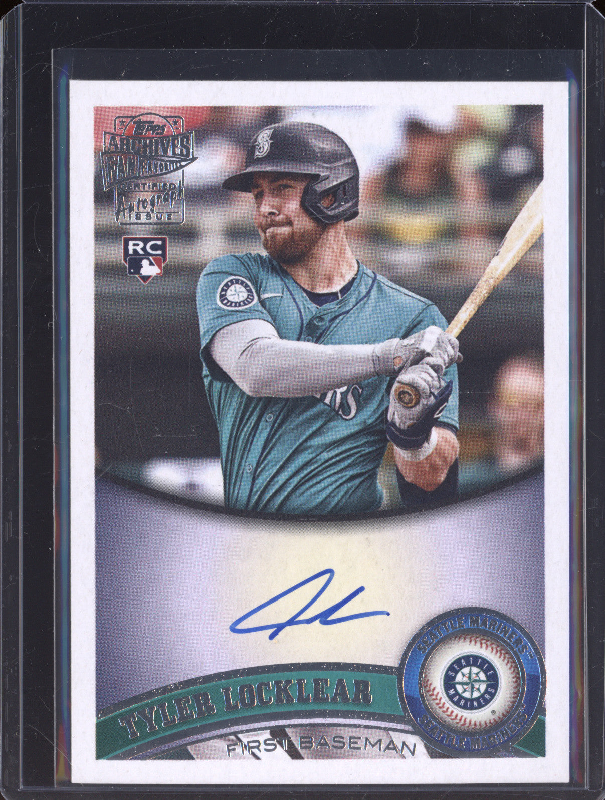 Tyler Locklear 2025 Topps Archives 11FFA-TL Fan Favorites Auto RC