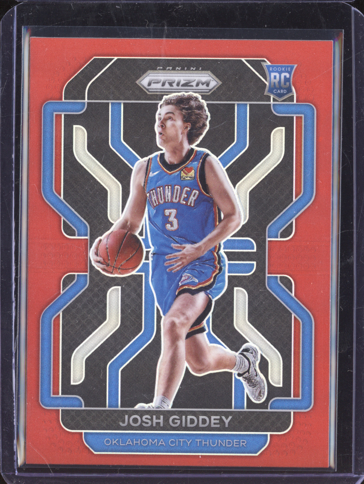 Josh Giddey 2021-22 Panini Prizm 301 Red RC 5/299