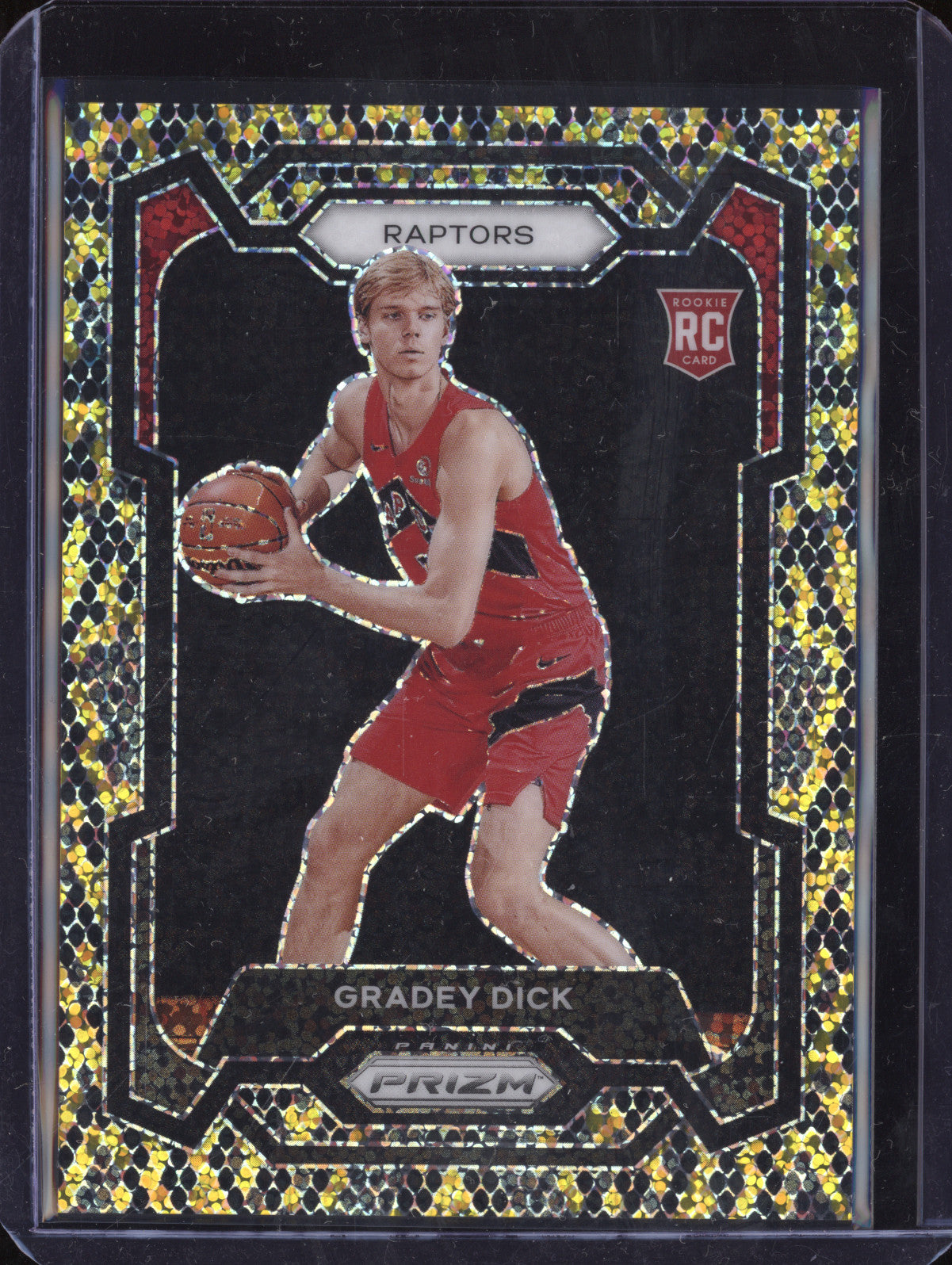 Gradey Dick 2023-24 Panini Prizm 134 King Snakeskin RC
