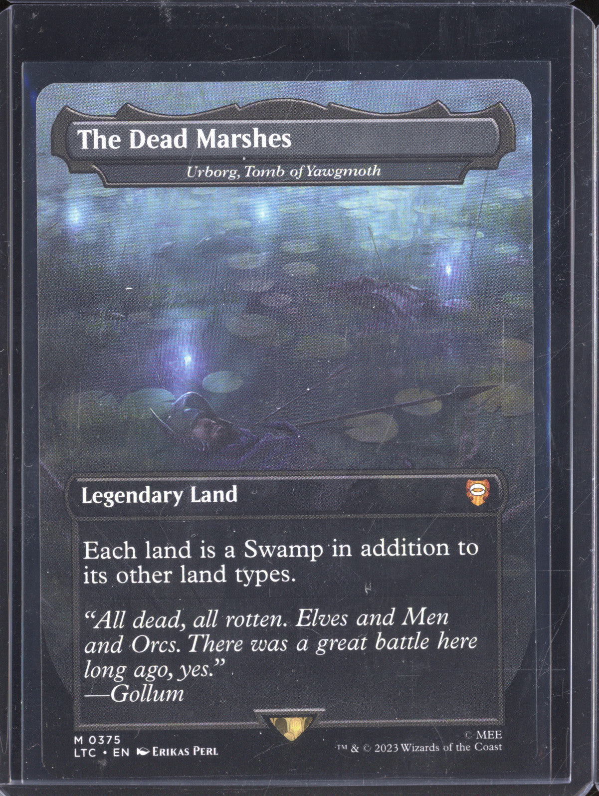 The Dead Marshes 2023 MTG LotR: Tales of Middle-earth 375 Borderless Mythic Rare