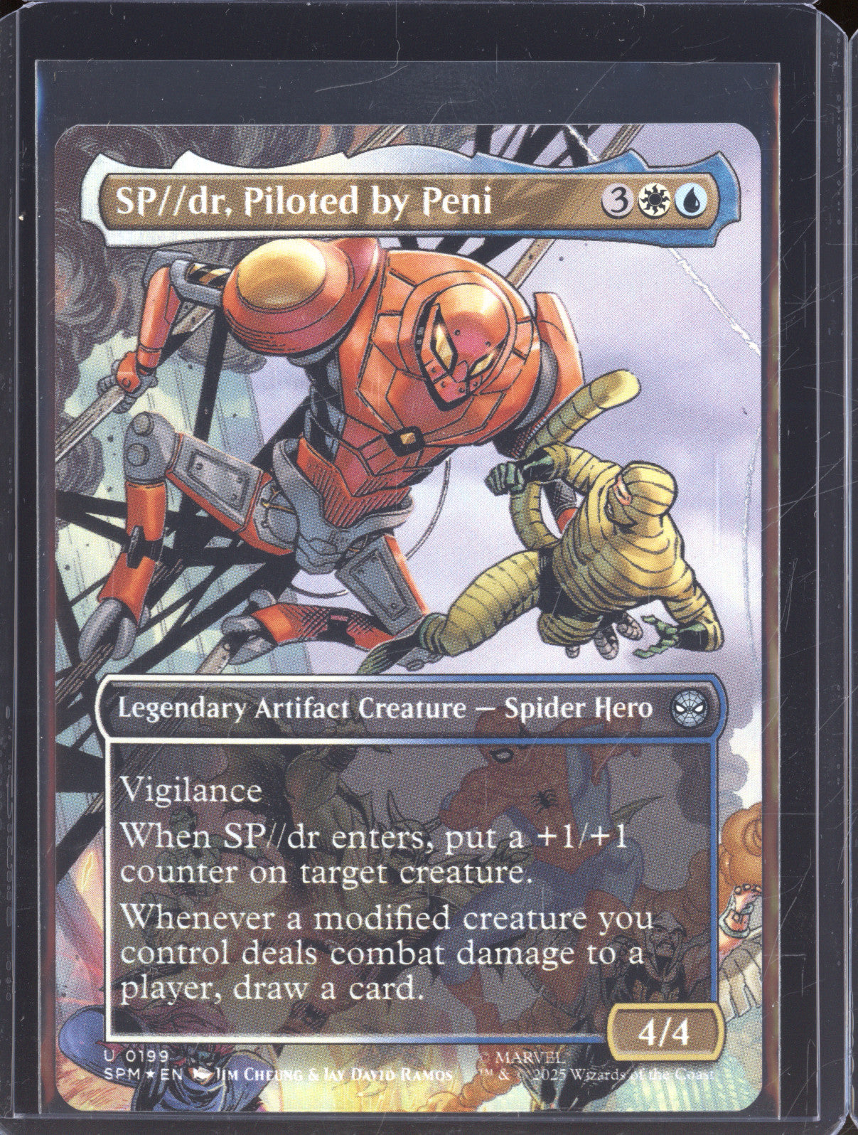2025 MTG Marvel Spider-Man U 199 SP//Dr, Piloted by Peni Foil Borderless