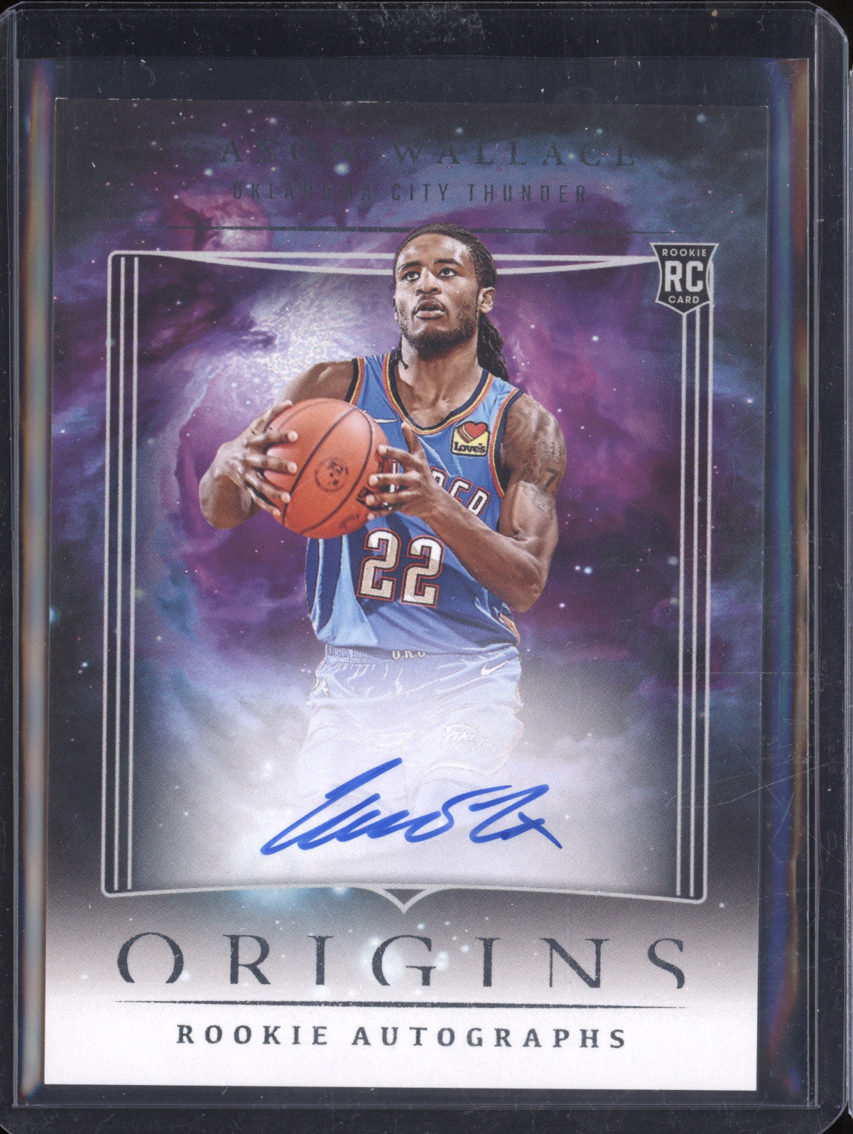 Cason Wallace 2023-24 Panini Origins RA-CWO Rookie Auto RC