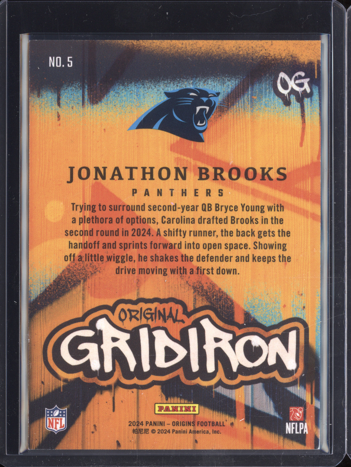 Jonathon Brooks 2024 Panini Origins 5 Original Gridion RC