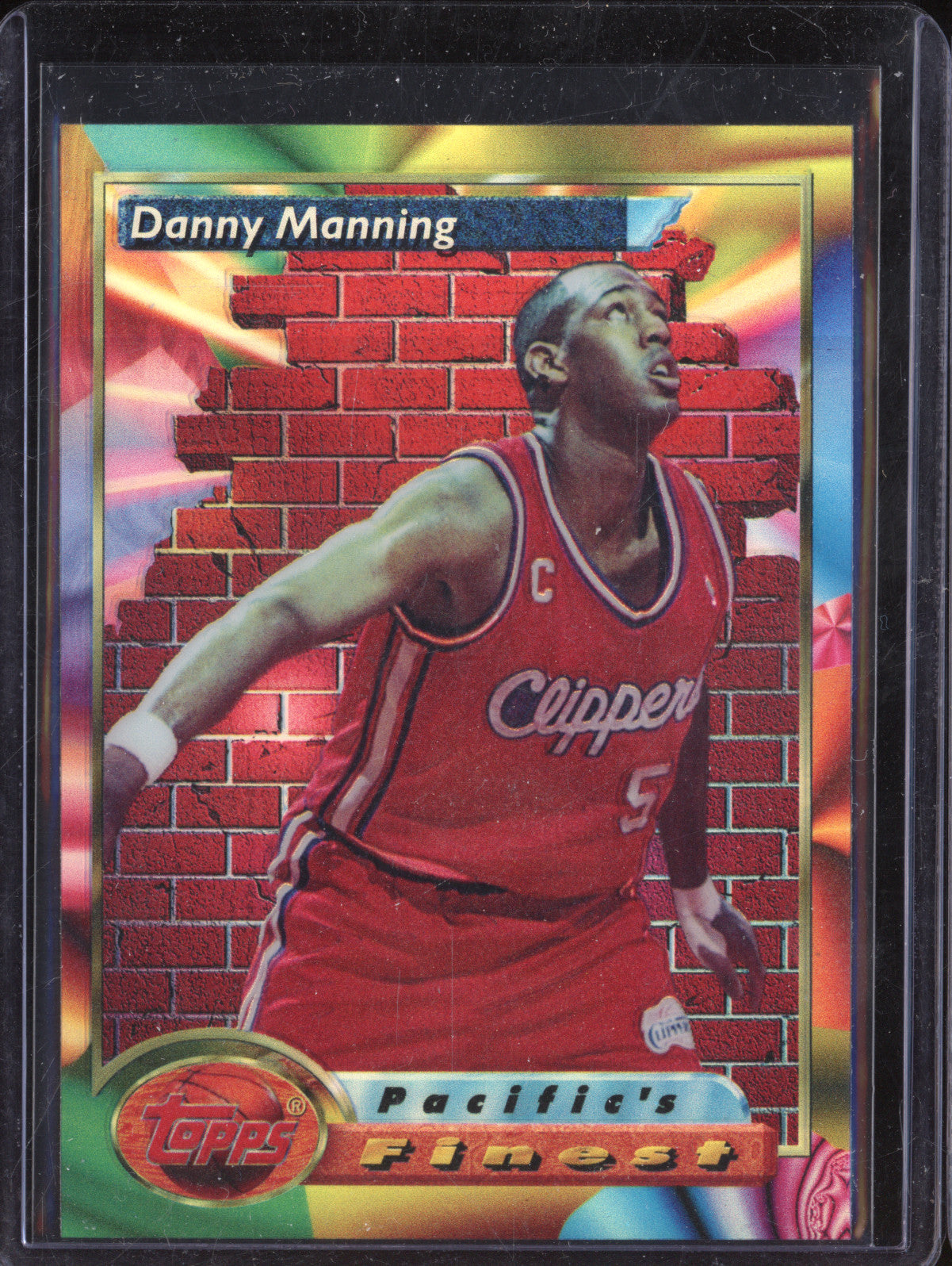 Danny Manning 1993-94 Topps Finest 124 Refractor