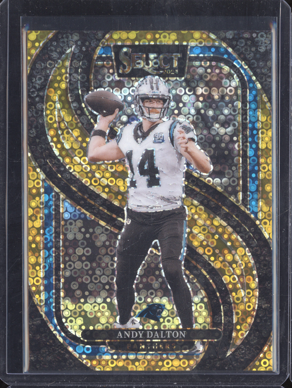 Andy Dalton 2024 Panini Select 106 Gold Disco 3/10