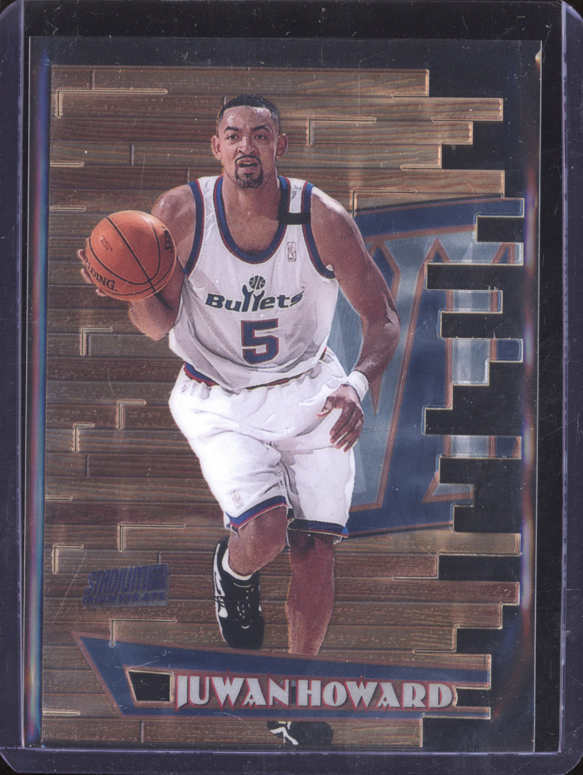 Juwan Howard 1997-98 Topps Stadium Club Triumvirate T3A