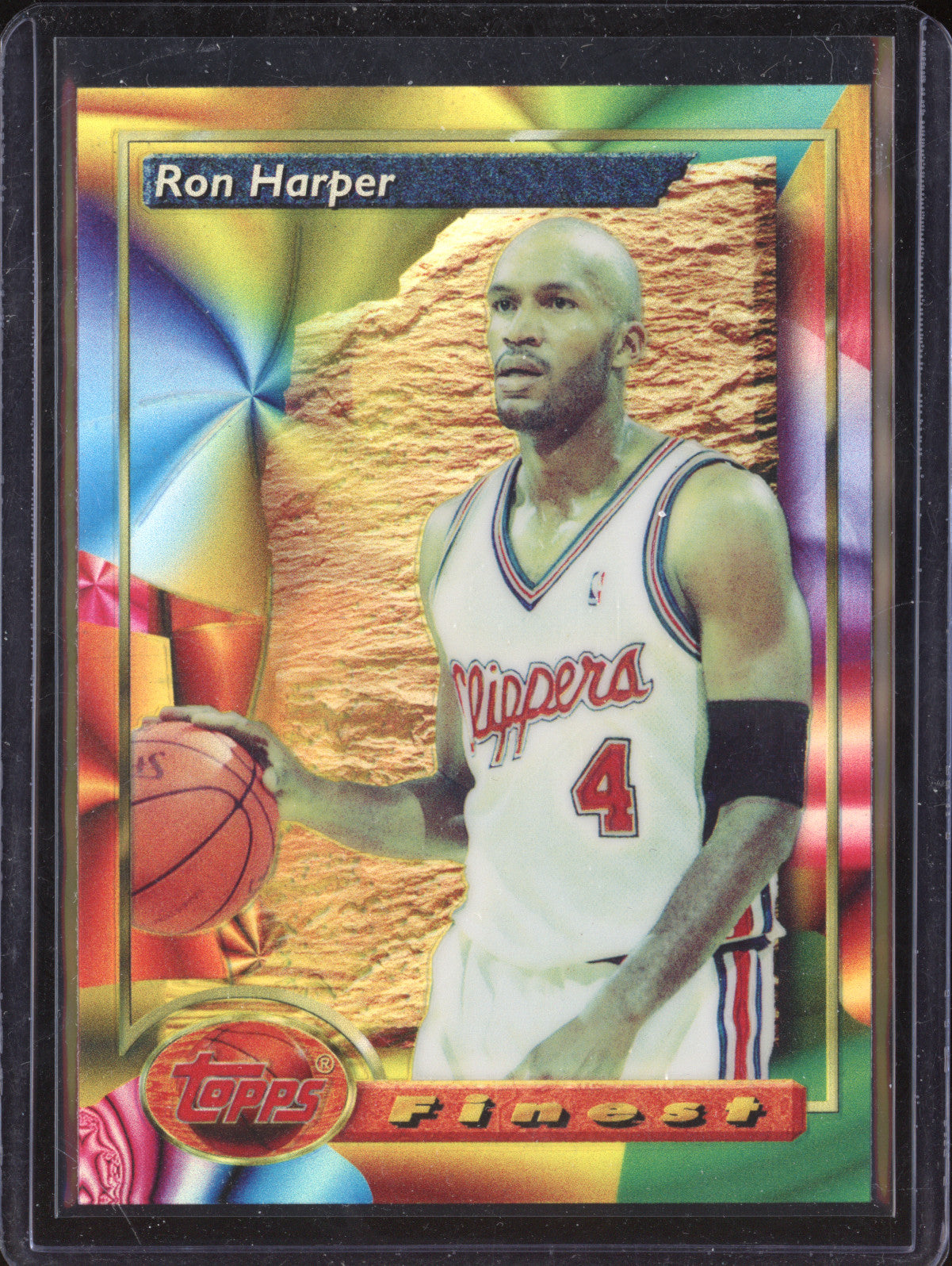 Ron Harper 1993-94 Topps Finest 168 Refractor
