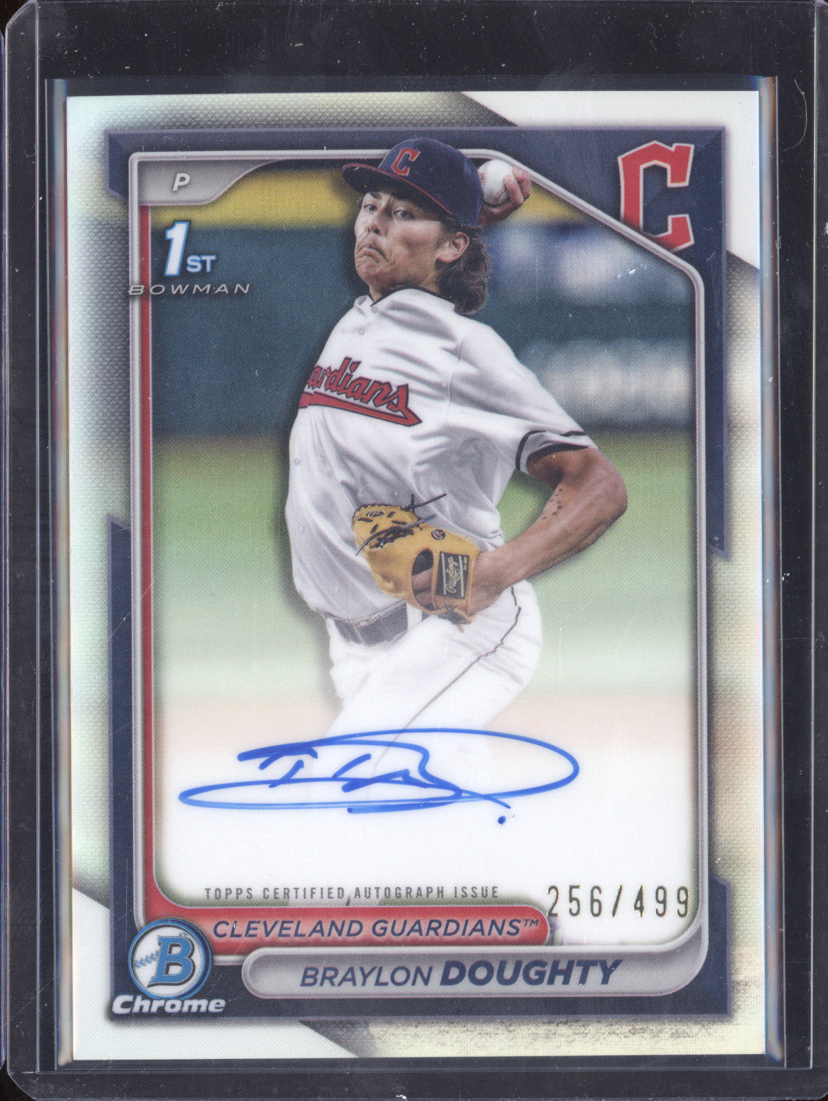 Braylon Doughty 2024 Bowman Chrome CPA-BD Prospect Auto Refractor RC 256/499