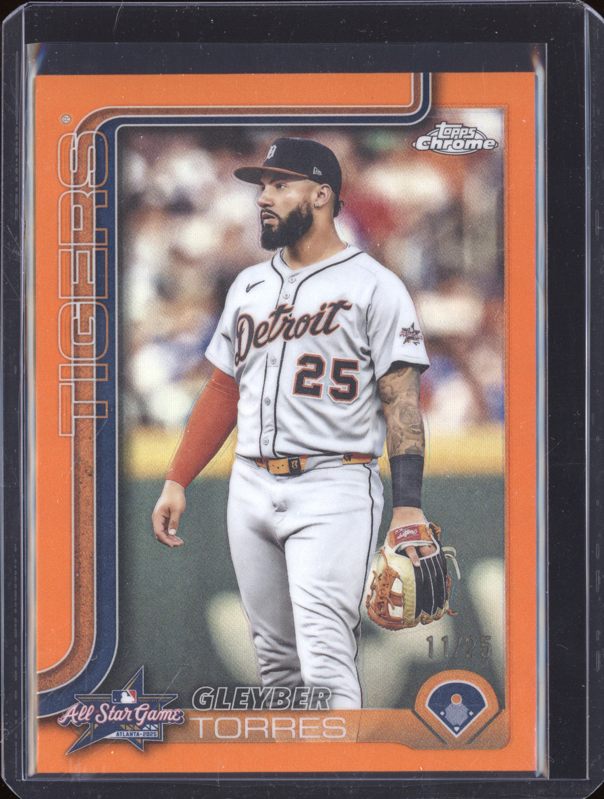 Gleyber Torres 2025 Topps Chrome Update ASGC-3 Orange Refractor /25