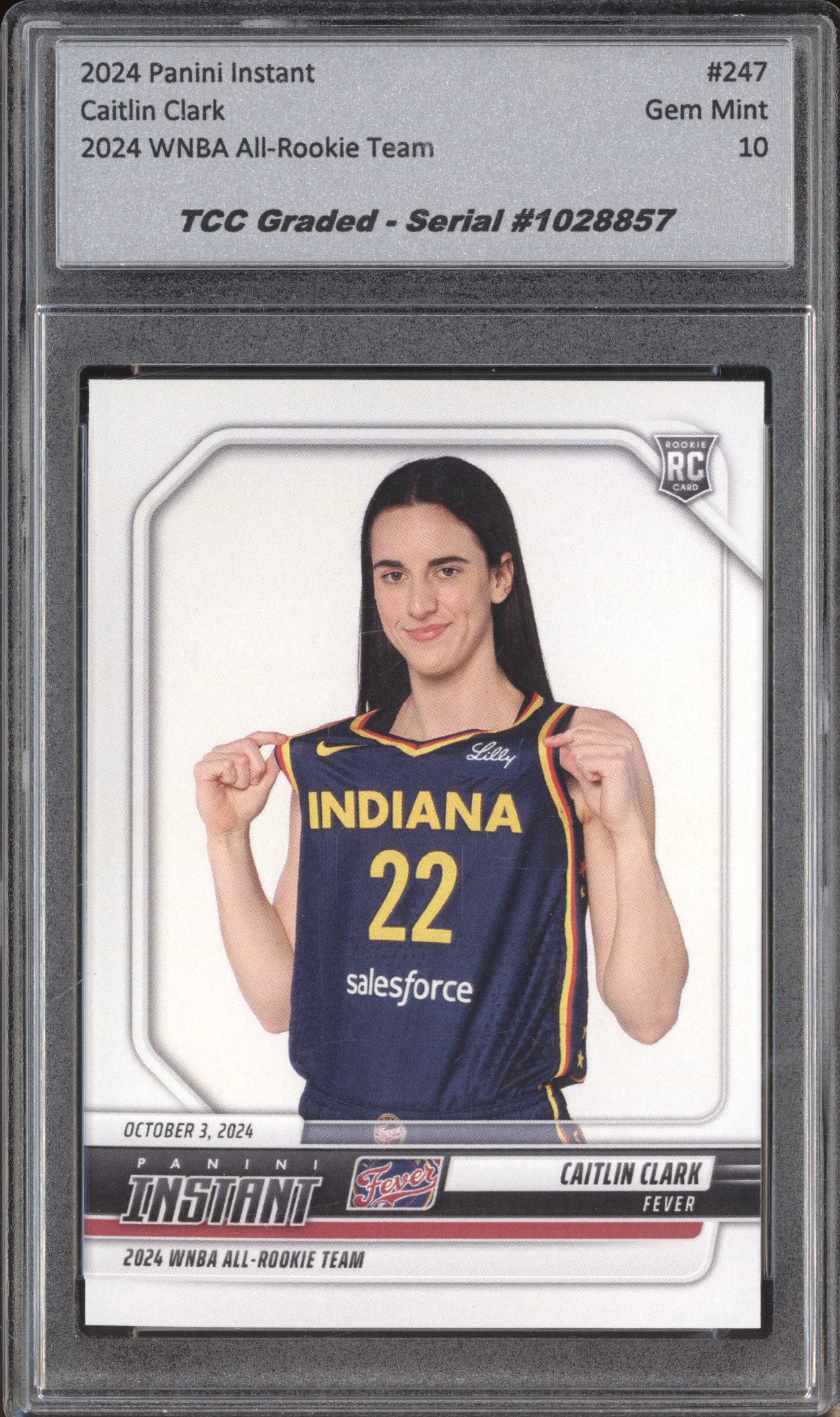 2024 Panini WNBA All-Rookie Team 247 Caitlin Clark RC TCC 10