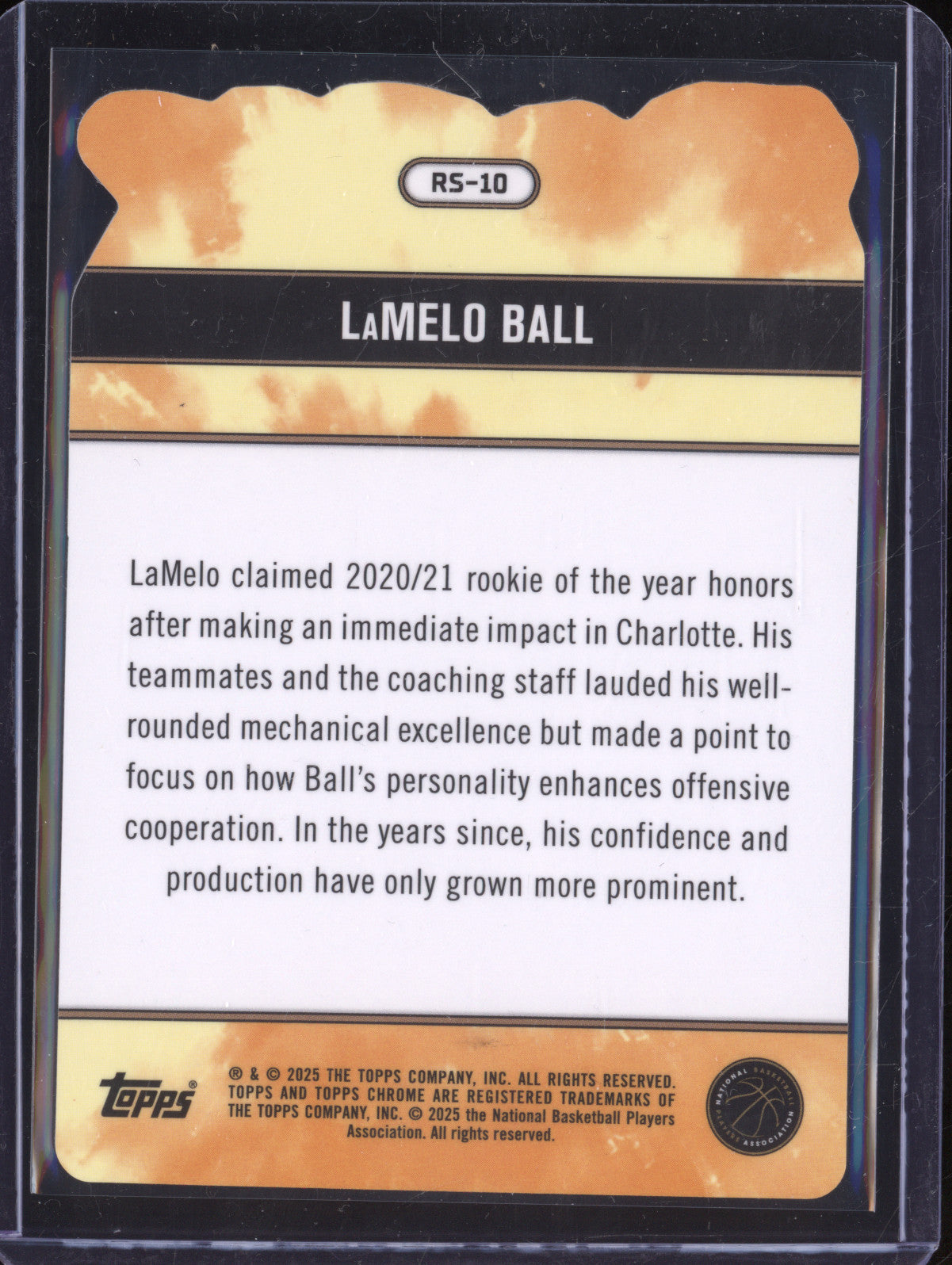 LaMelo Ball 2024-25 Topps Chrome RS-10 Rock Stars